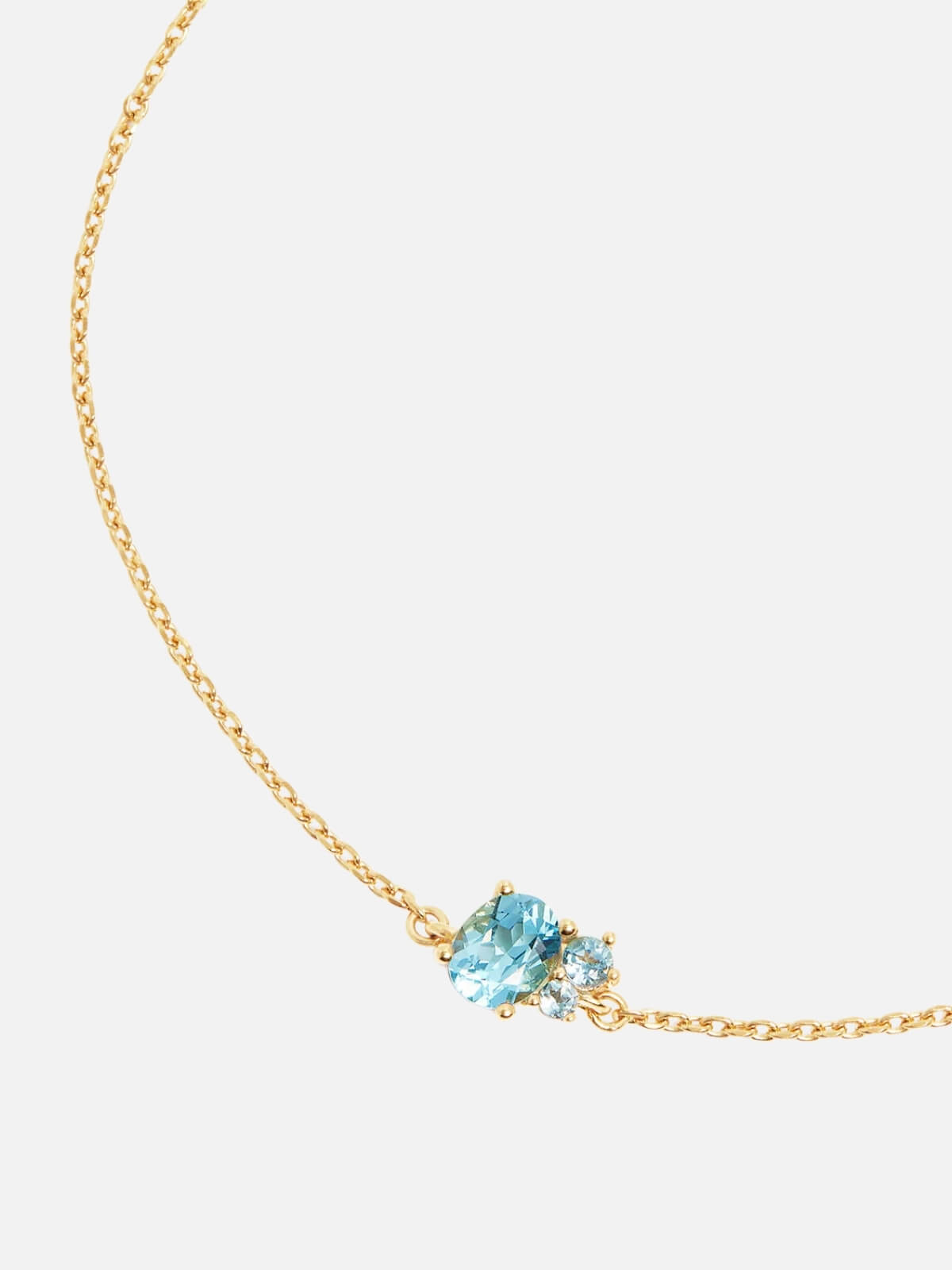18k Gold Vermeil Kindred Birthstone Bracelet - March