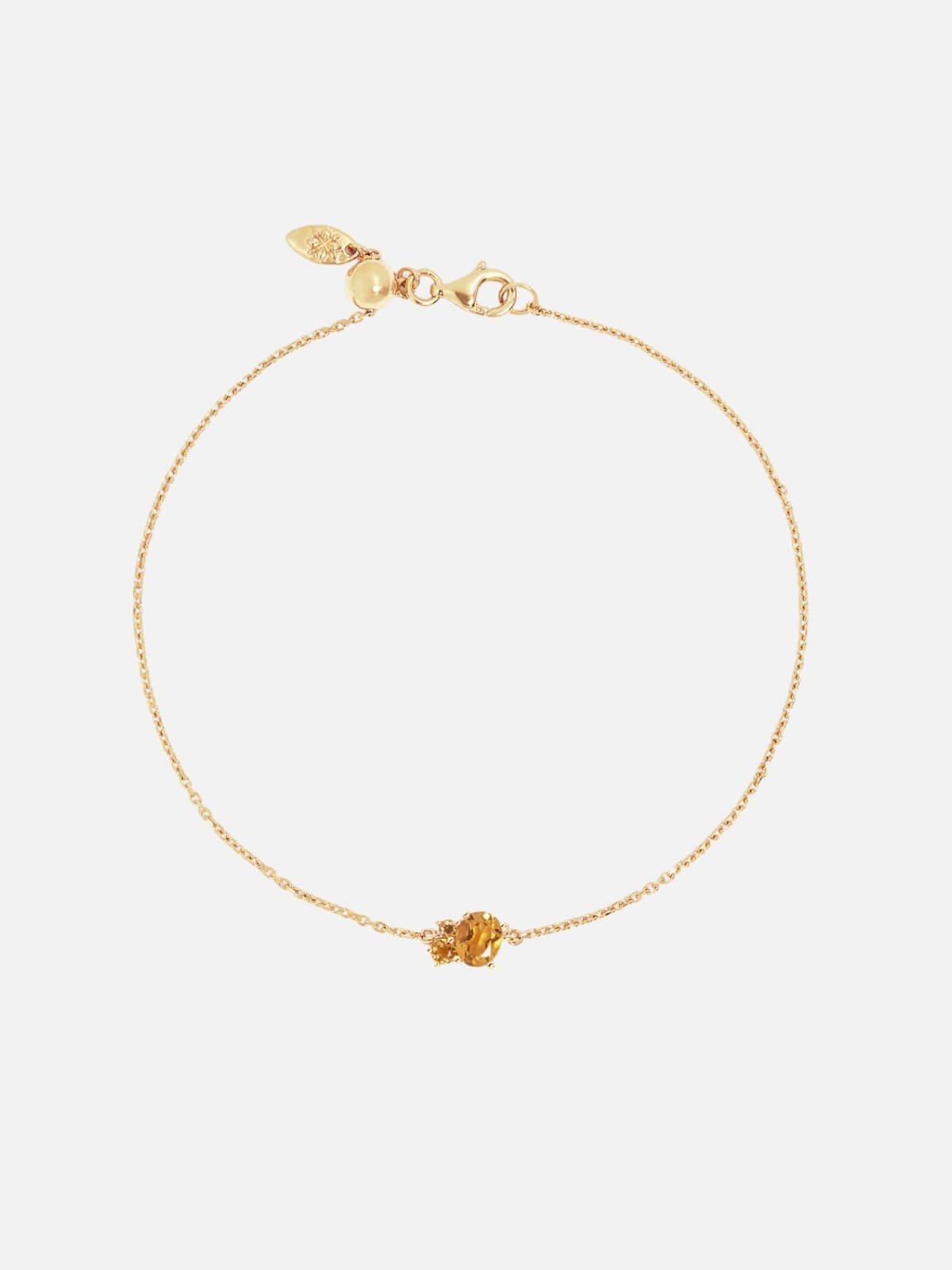 By Charlotte | 18k Gold Vermeil Kindred Birthstone Bracelet - November | Perlu