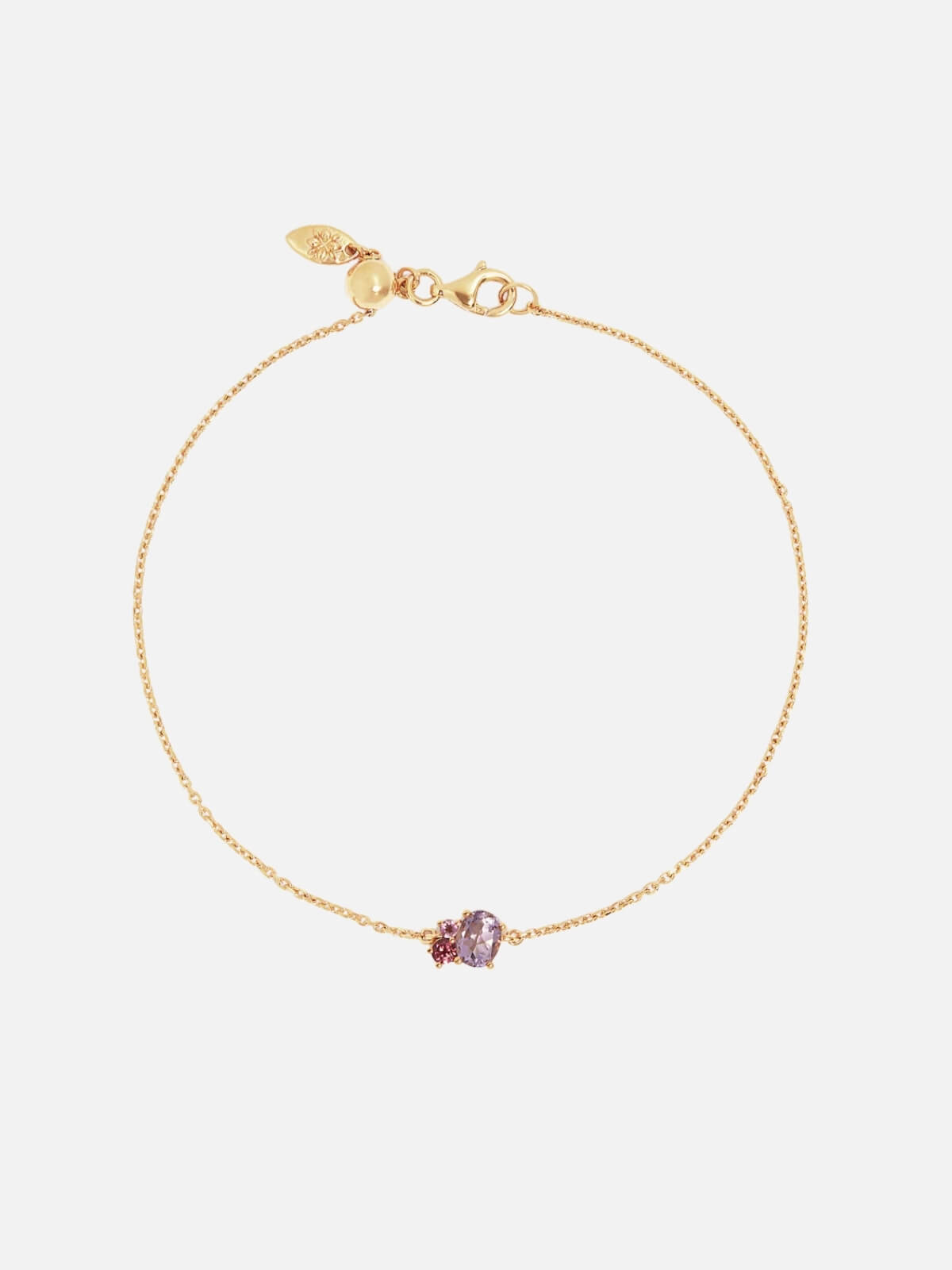 By Charlotte | 18k Gold Vermeil Kindred Birthstone Bracelet - October | Perlu