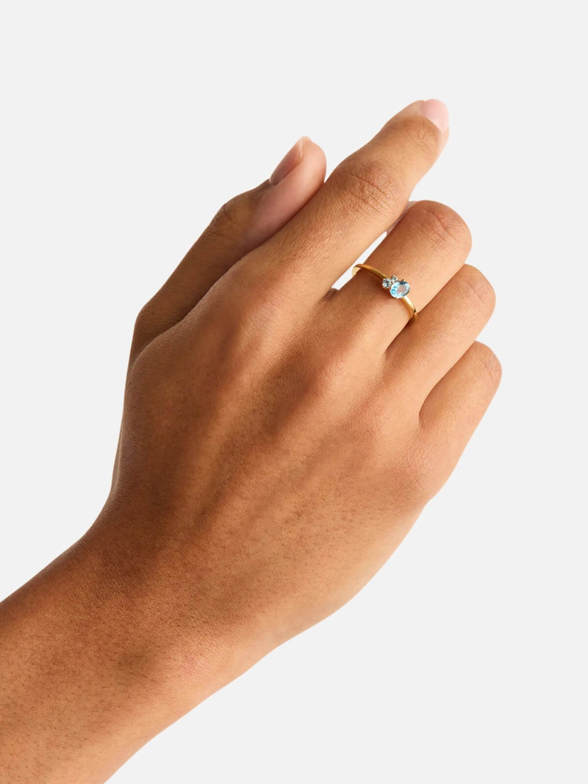 18k Gold Vermeil Kindred Birthstone Ring - March