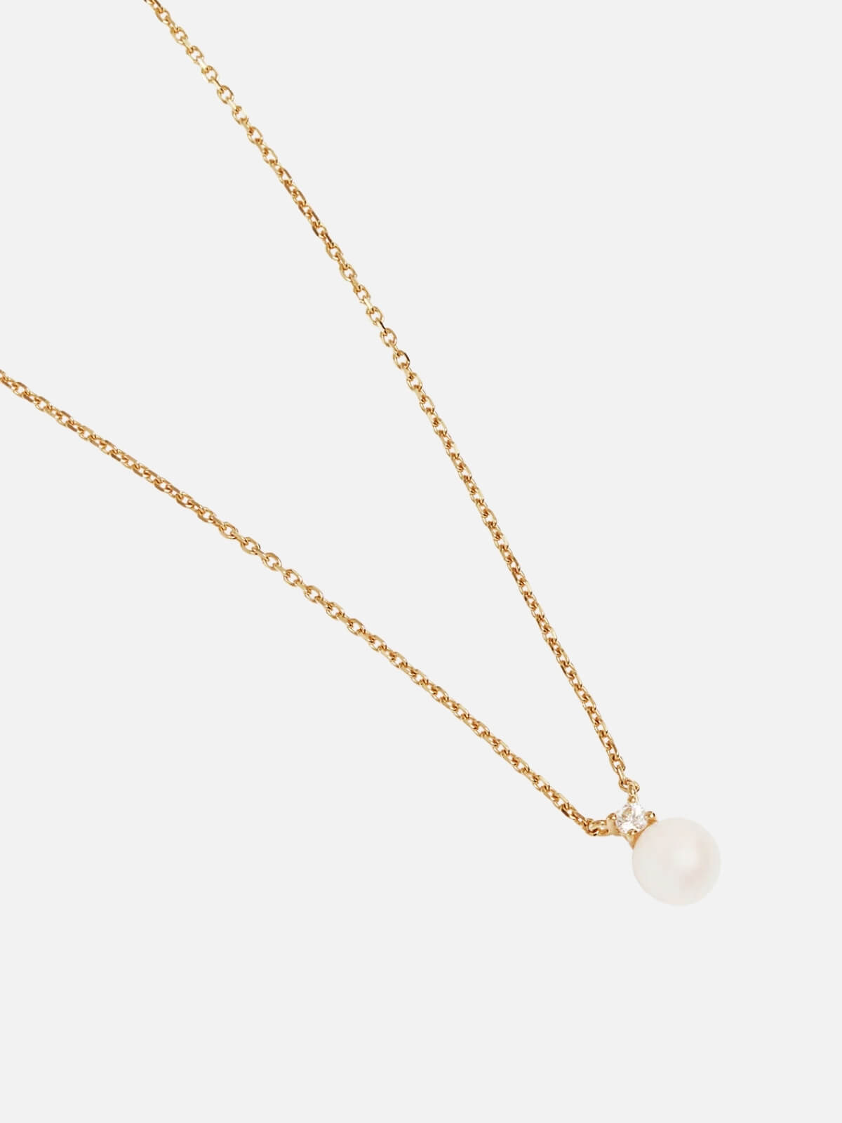 18k Gold Vermeil Moments With You Pearl Necklace