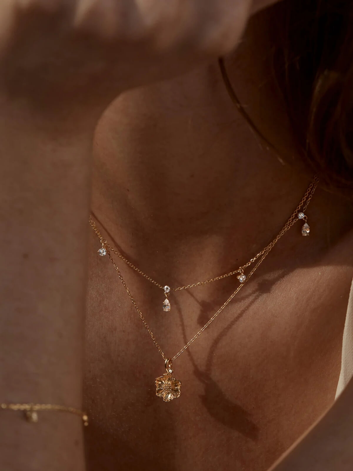 18k Gold Vermeil No Rain, No Flowers Choker