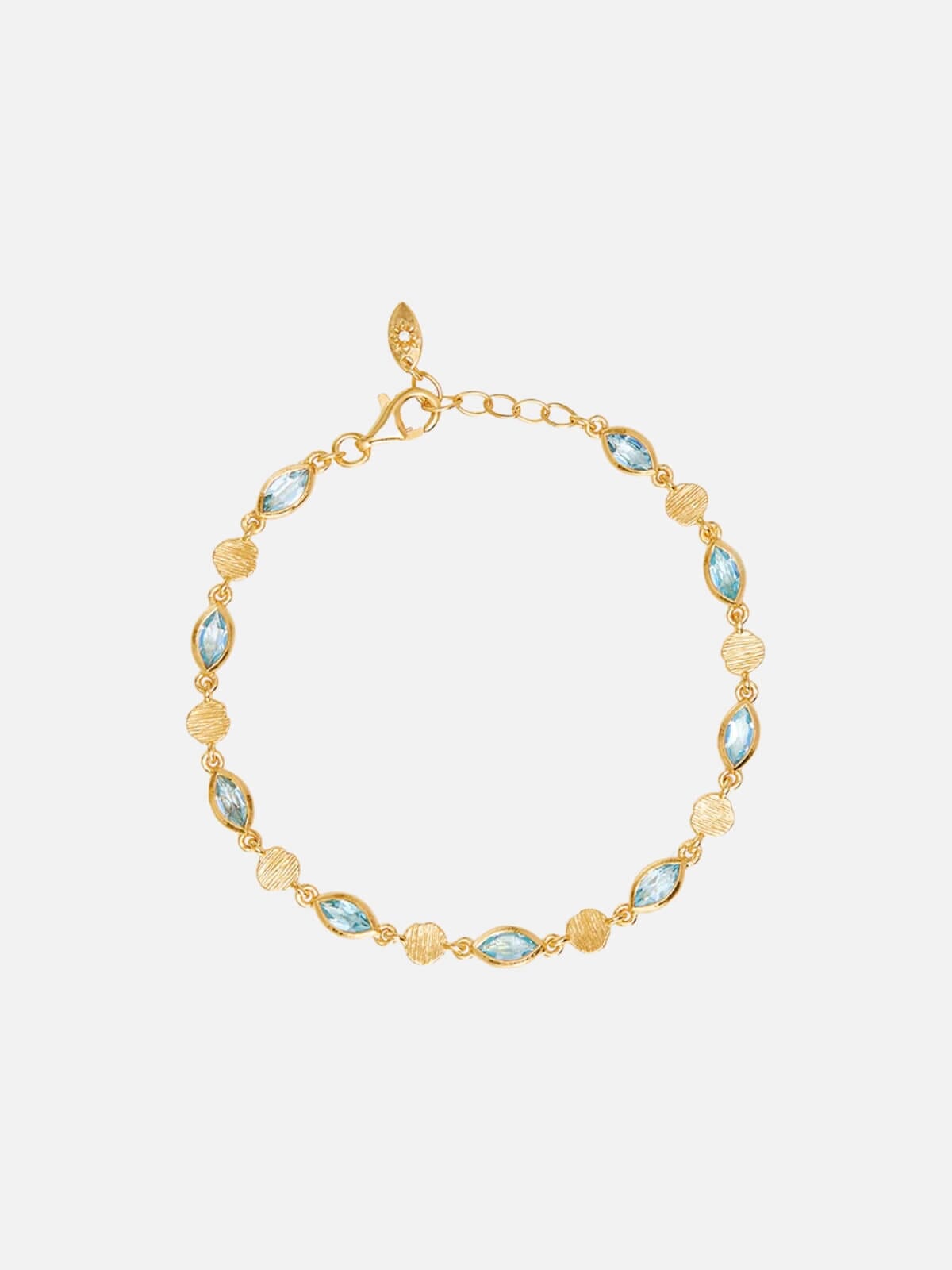 By Charlotte | 18k Gold Vermeil Protection of Eye Bracelet | Perlu