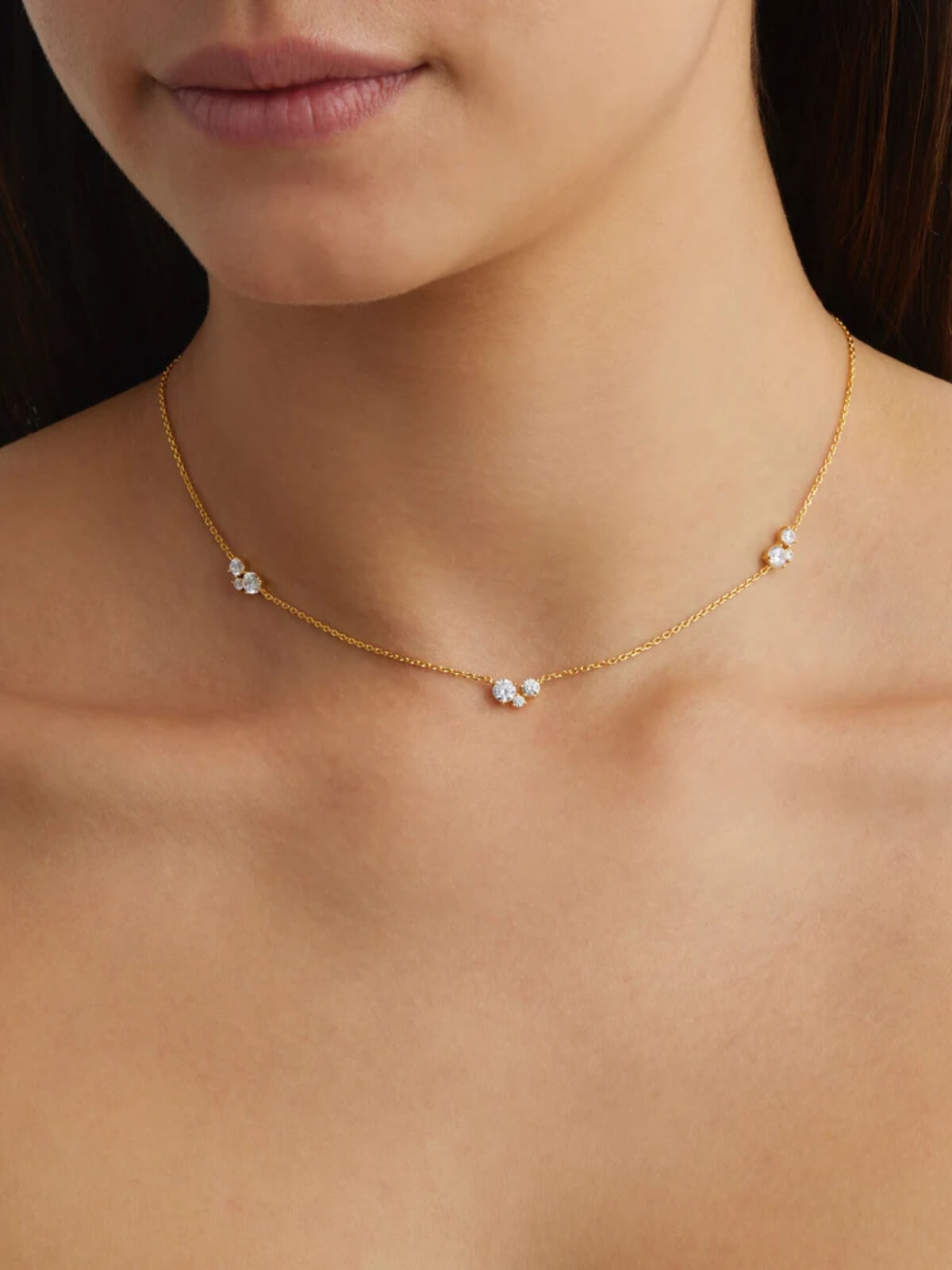18k Gold Vermeil Whispers of Love Choker