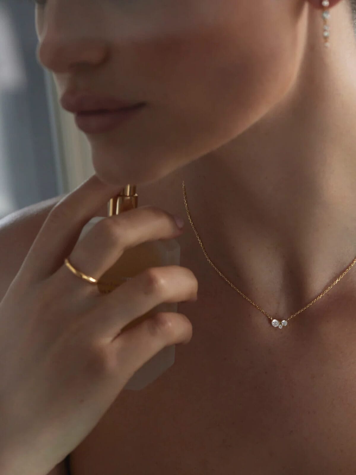 18k Gold Vermeil Whispers of Love Necklace Necklaces By Charlotte 
