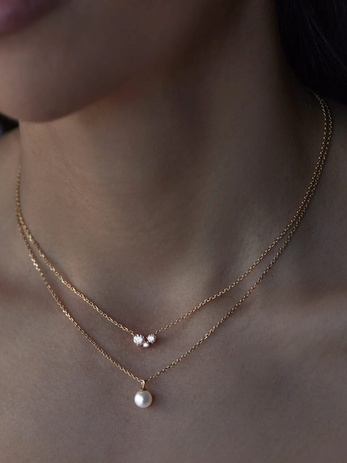 18k Gold Vermeil Whispers of Love Necklace Necklaces By Charlotte 