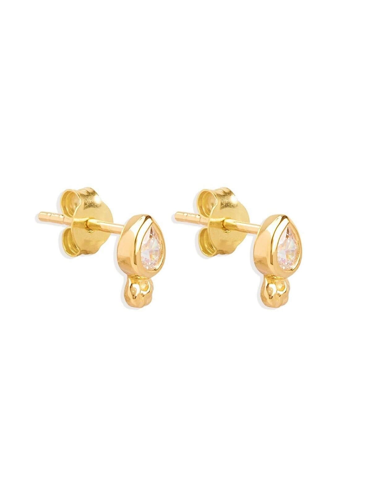 By Charlotte | Adore You Stud Earrings - Gold | Perlu