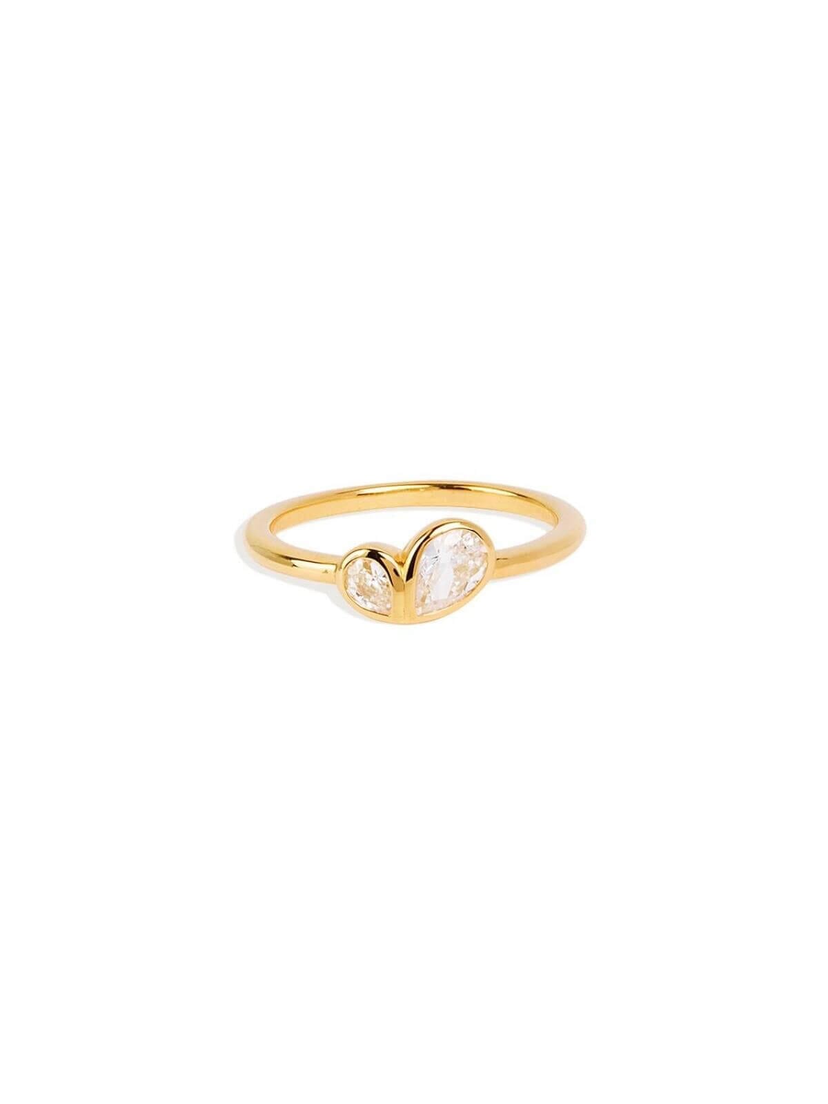 By Charlotte | Adored Ring - Gold | Perlu