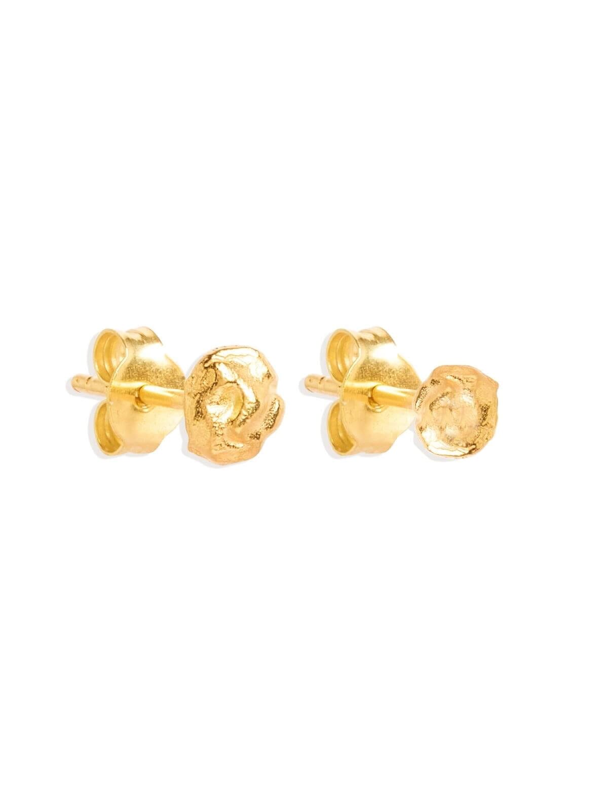 By Charlotte | All Kinds of Beautiful Stud Earrings - Gold | Perlu