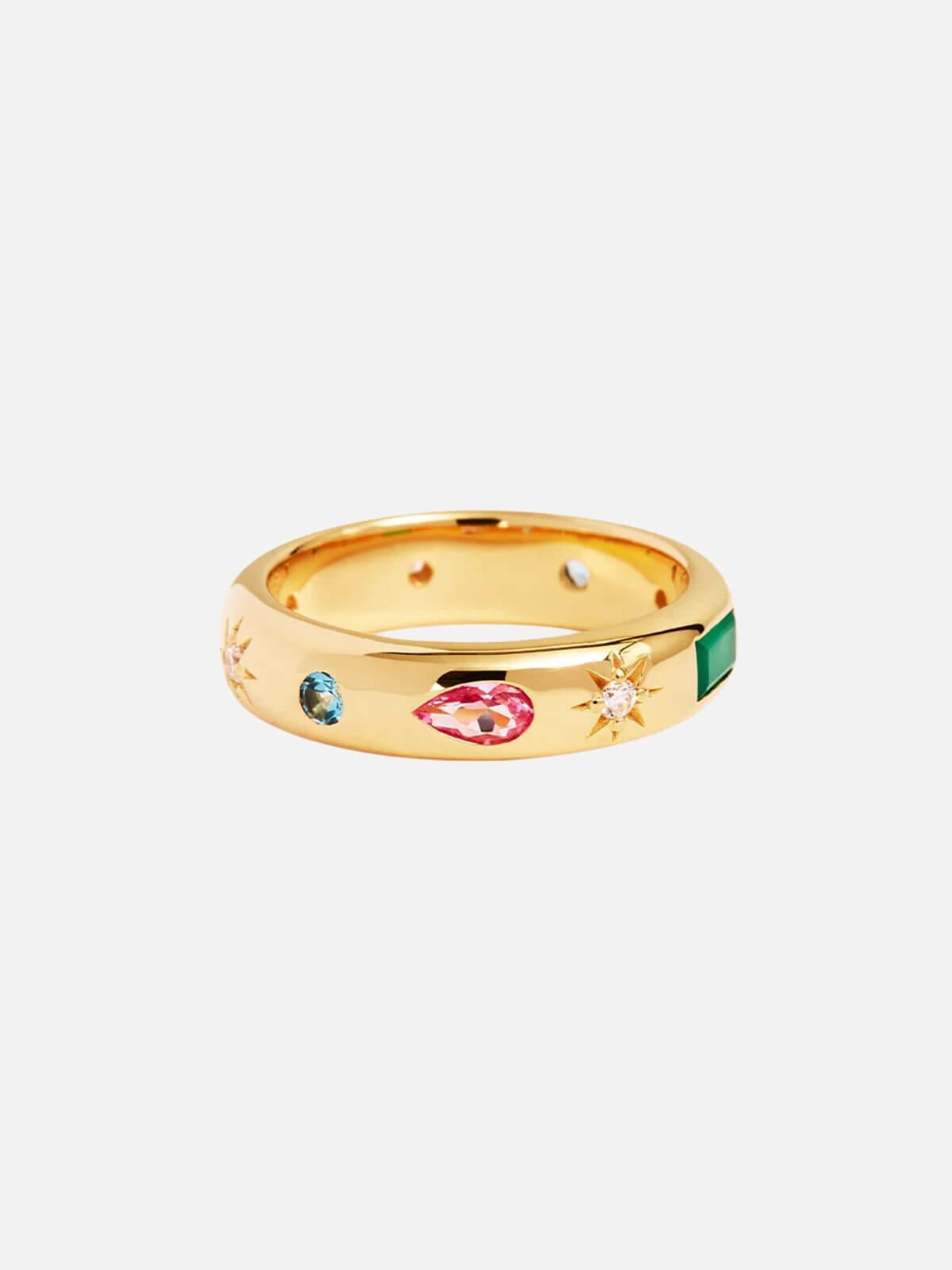 Connect to the Universe Ring - Gold Rings By Charlotte 
