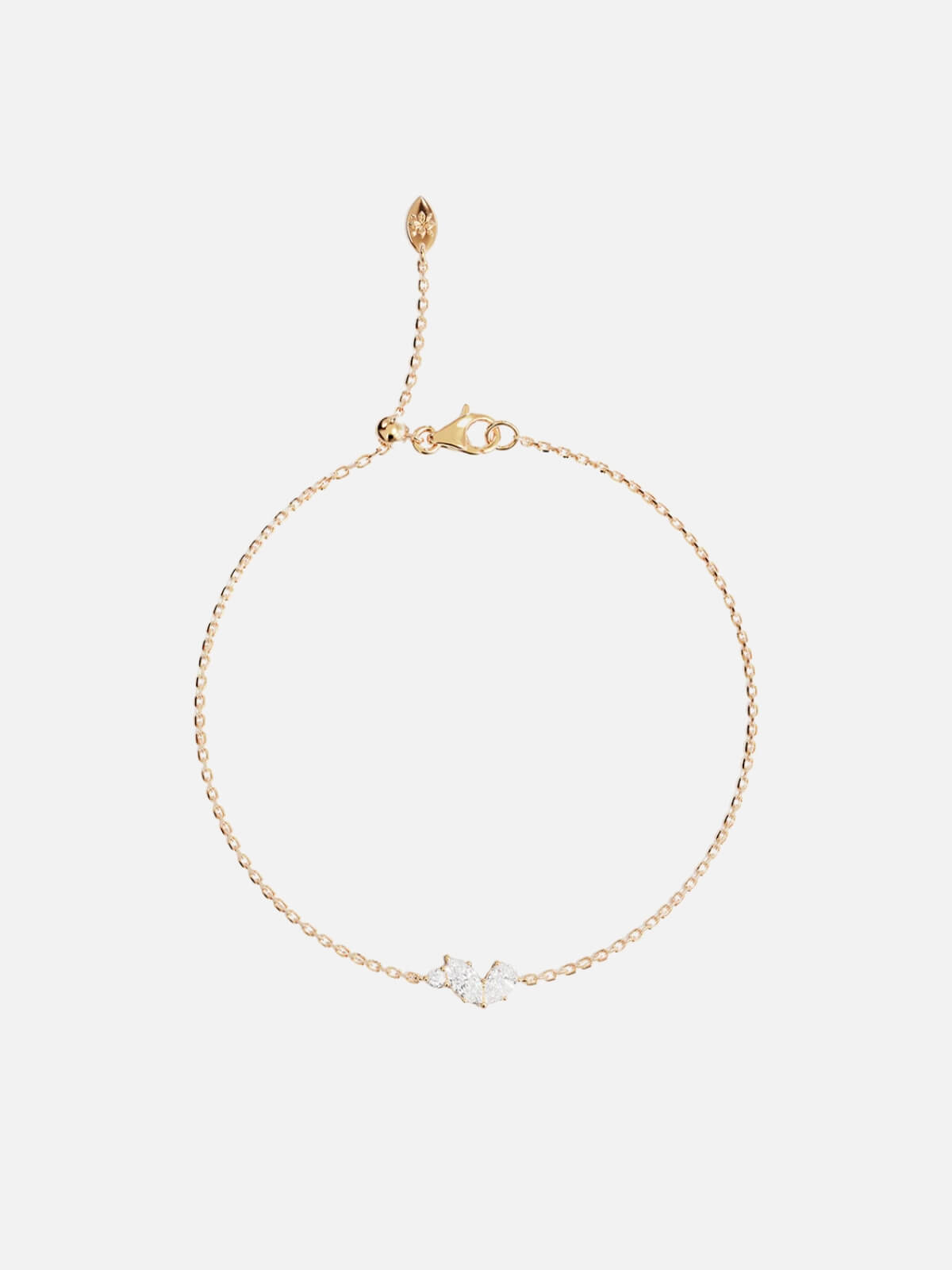 Crystal Wings Bracelet - 18k Gold Vermeil