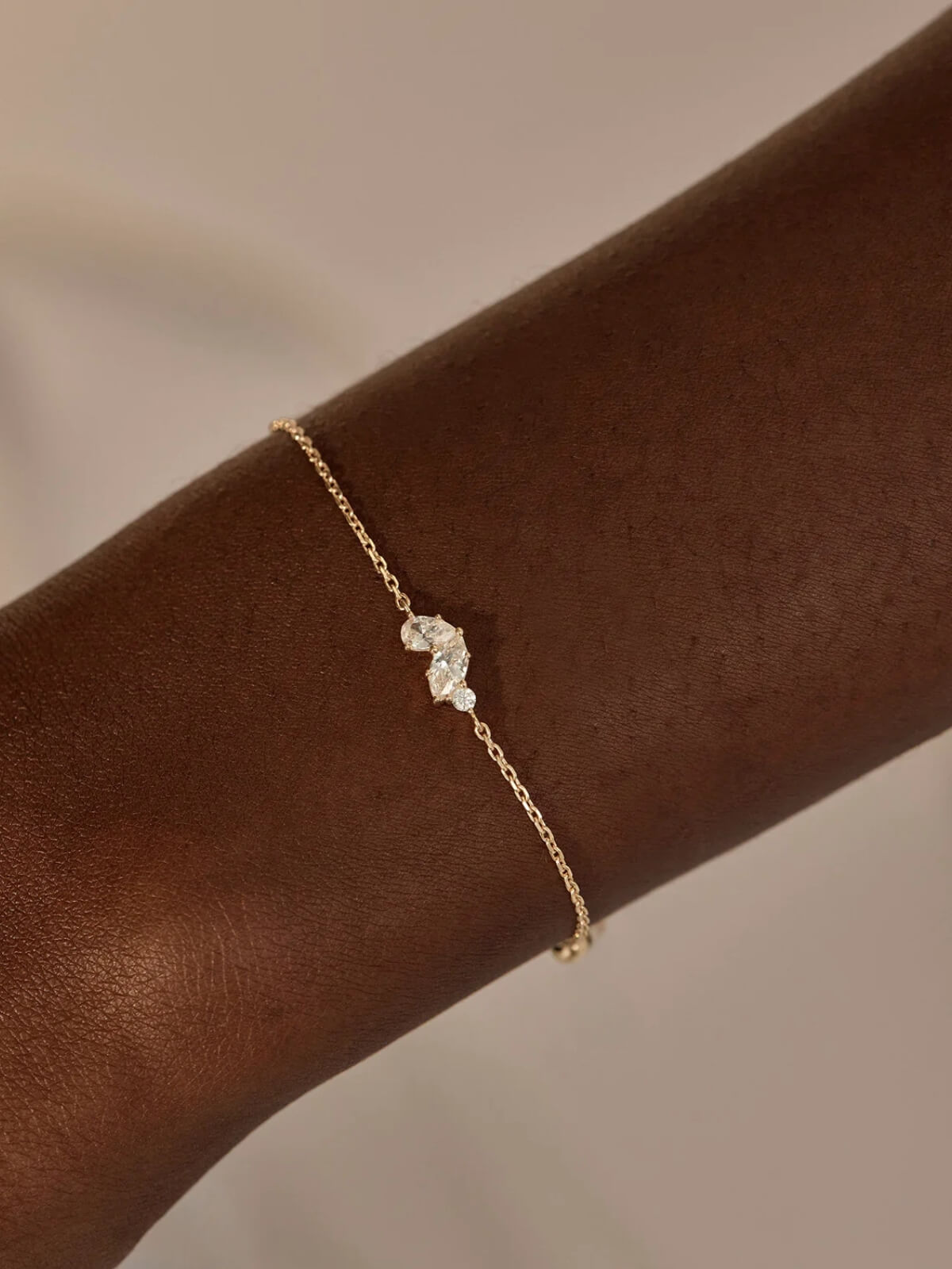 Crystal Wings Bracelet - 18k Gold Vermeil