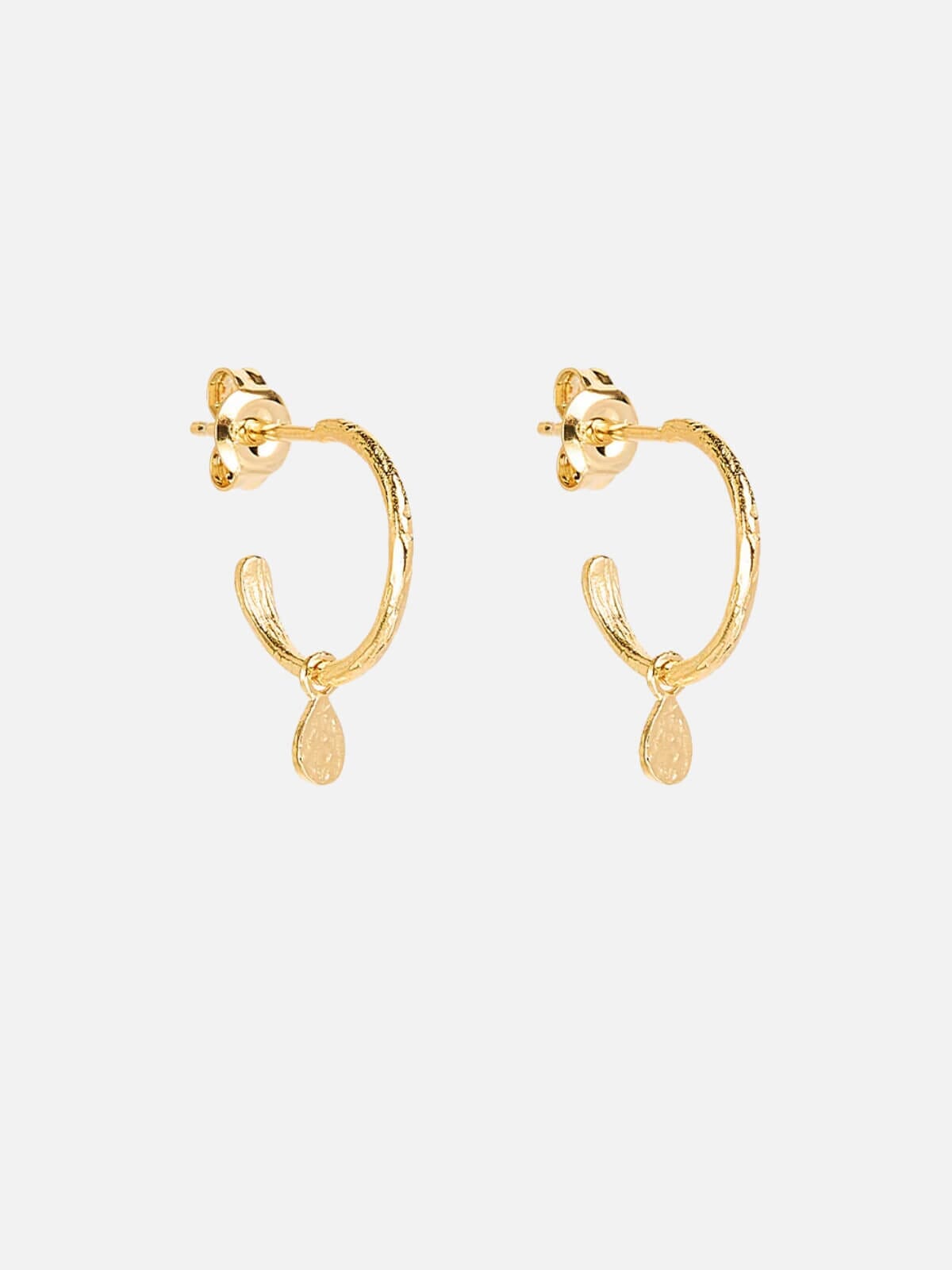 Gold Grace Hoops Earrings By Charlotte 
