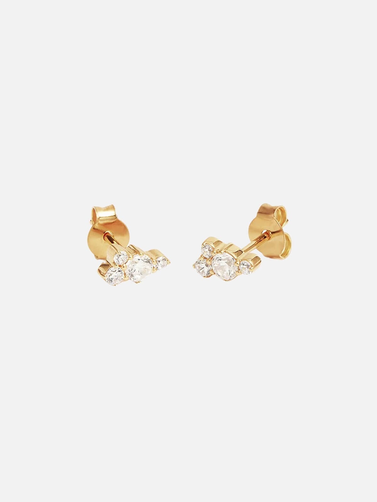 Gold Mist Stud Earrings Earrings By Charlotte 