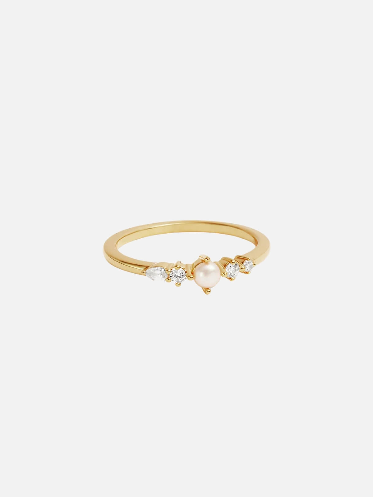 Gold Sea Foam Ring