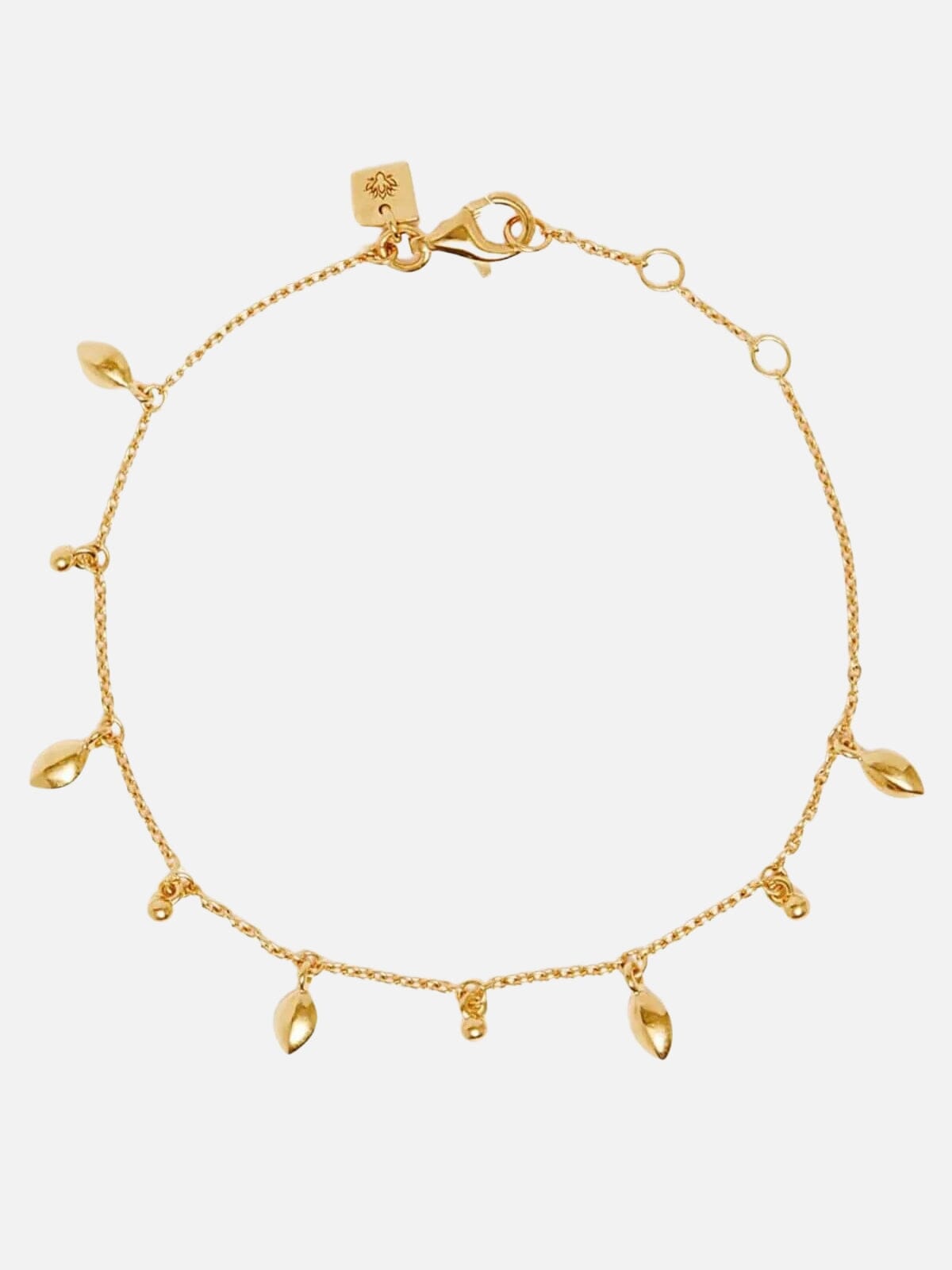 By Charlotte | Live In Grace Bracelet - Gold | Perlu