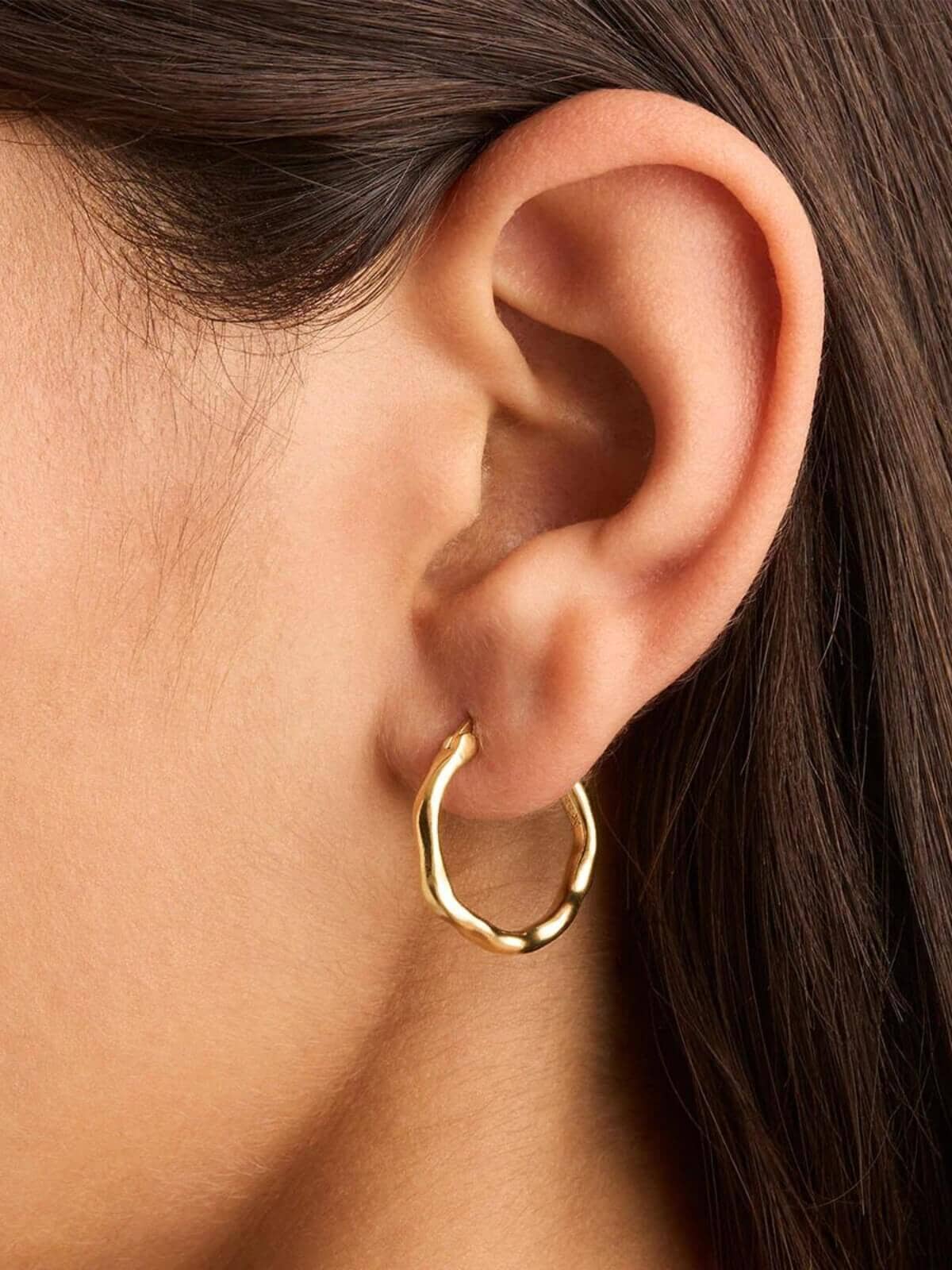 by charlotte | Lover Hoops - Gold | Perlu