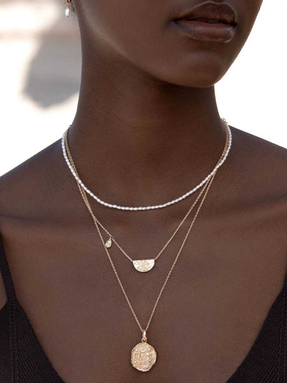 Moonlight Choker - Gold