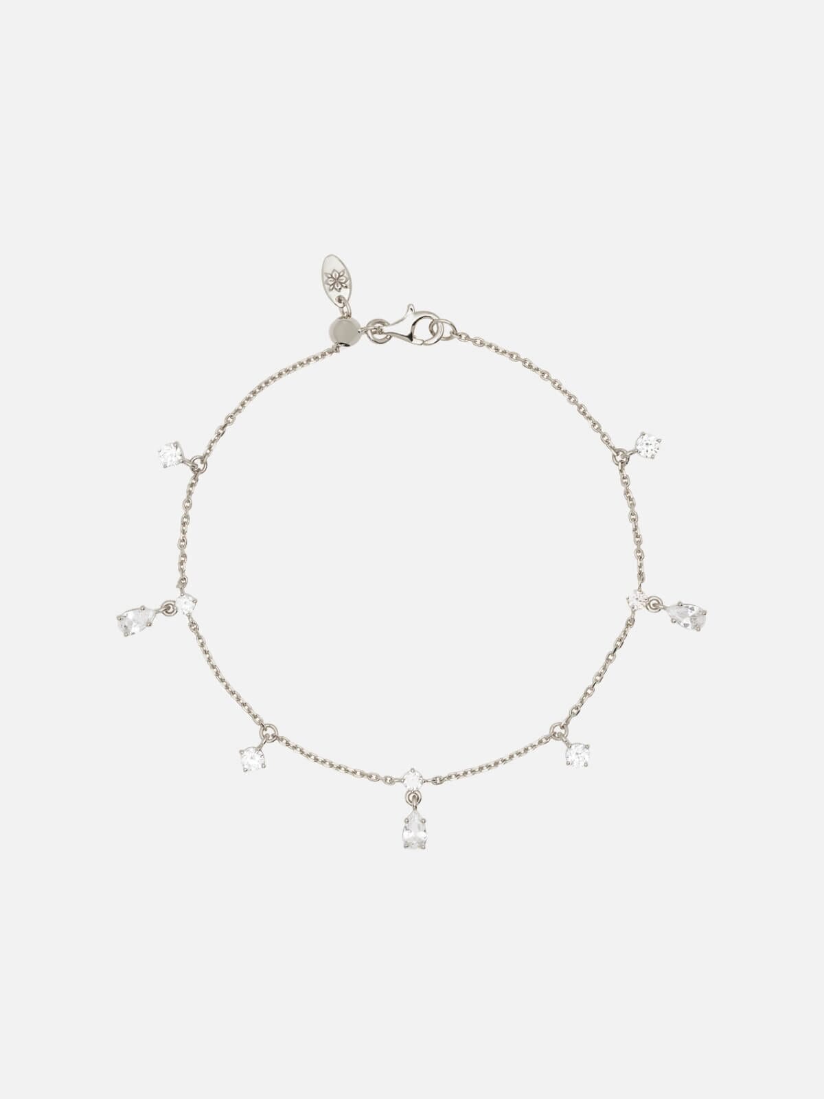 By Charlotte | No Rain, No Flowers Bracelet - Sterling Silver | Perlu