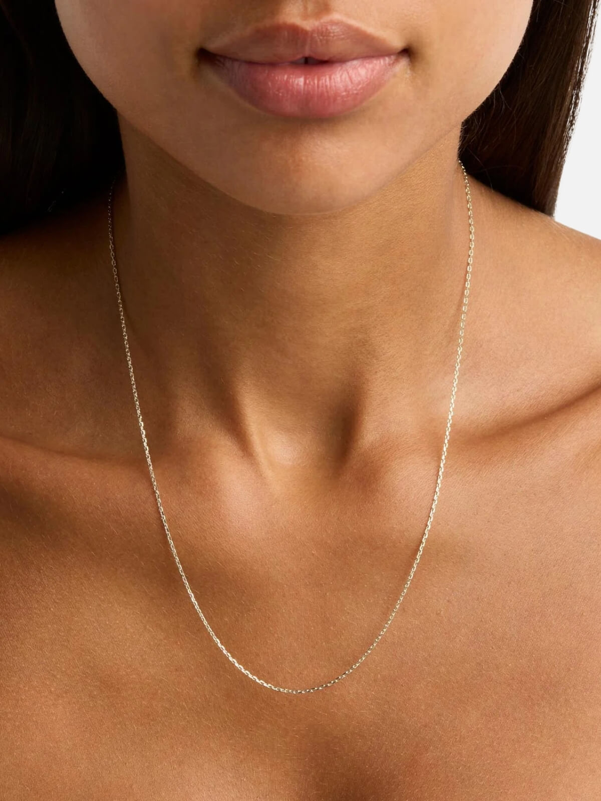 By Charlotte | Sterling Silver 21" Signature Chain Necklace | Perlu