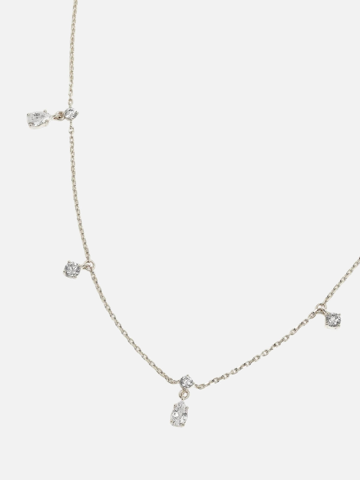 Sterling Silver No Rain, No Flowers Choker