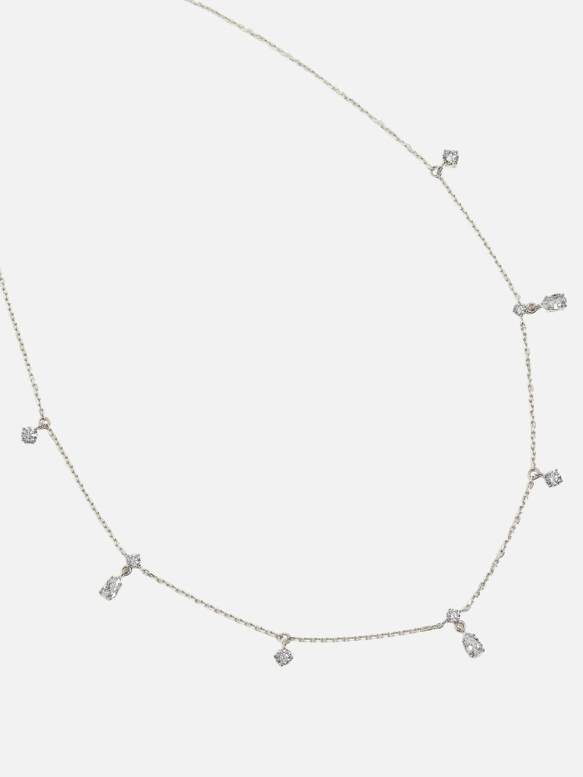Sterling Silver No Rain, No Flowers Choker