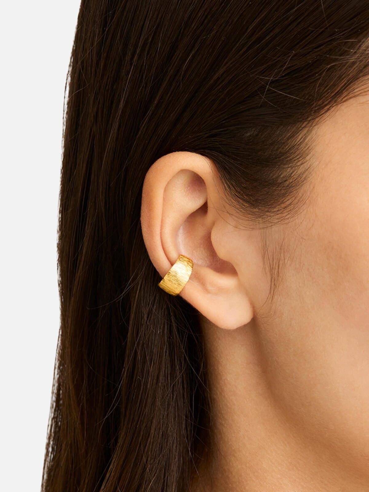 by charlotte | Woven Light Ear Cuff - 18k Gold Vermeil | Perlu