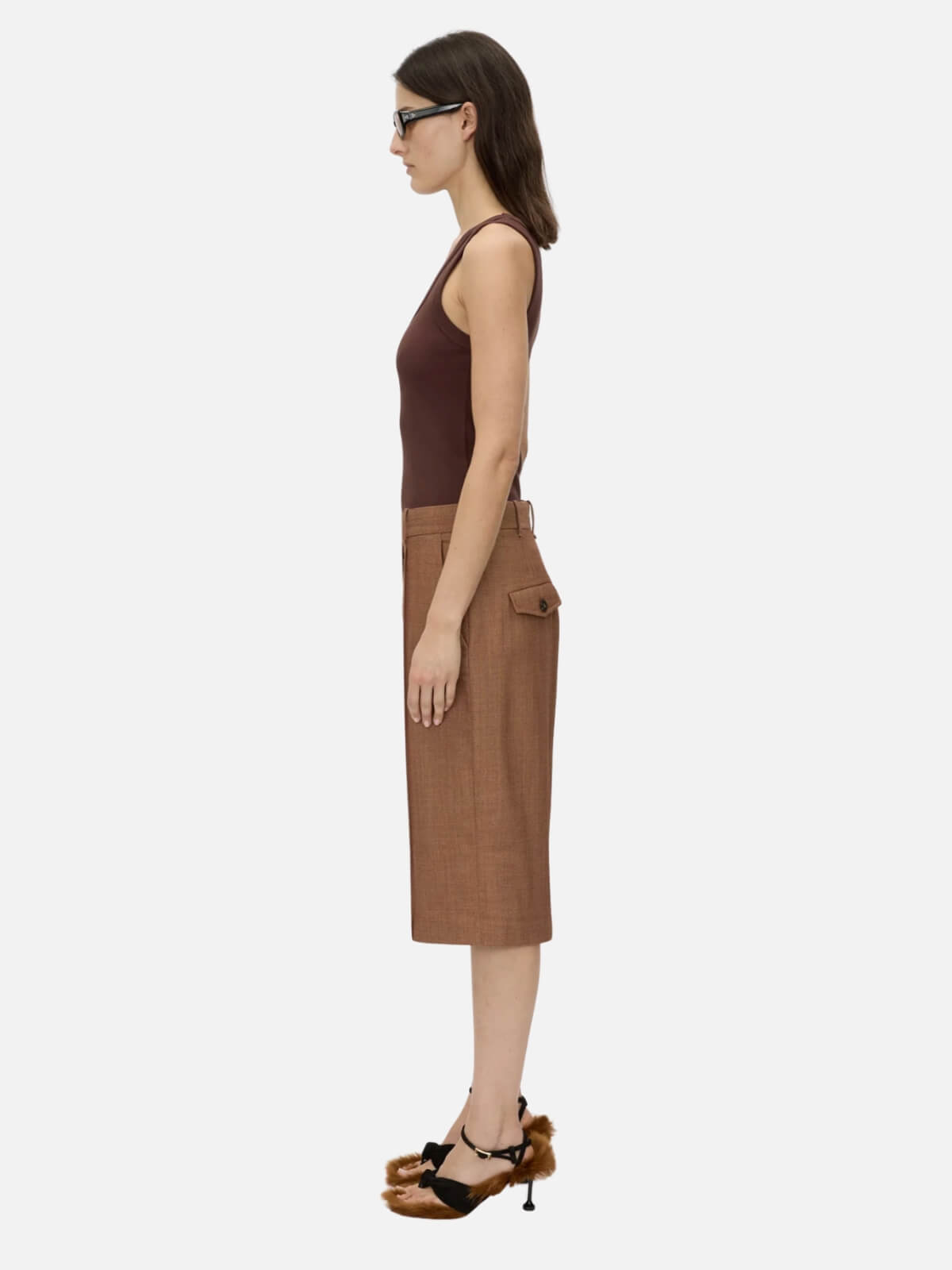 Abel Rib Tank - Chocolate
