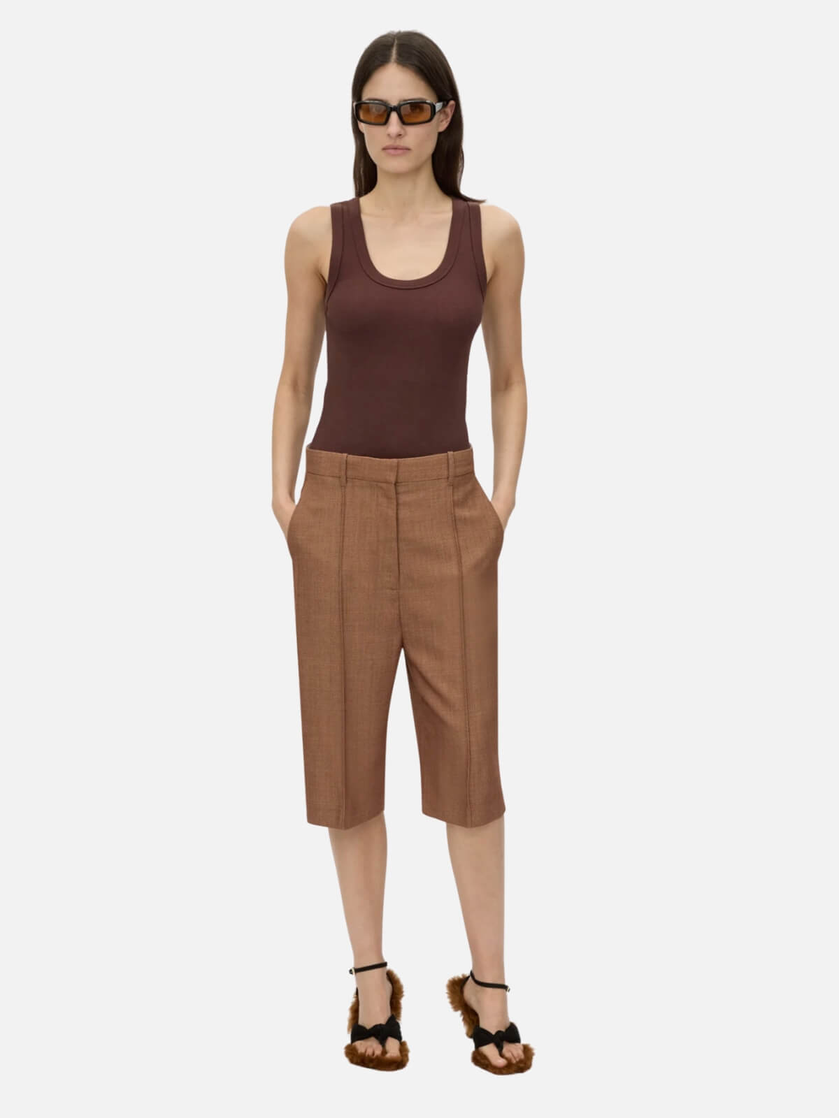 Abel Rib Tank - Chocolate