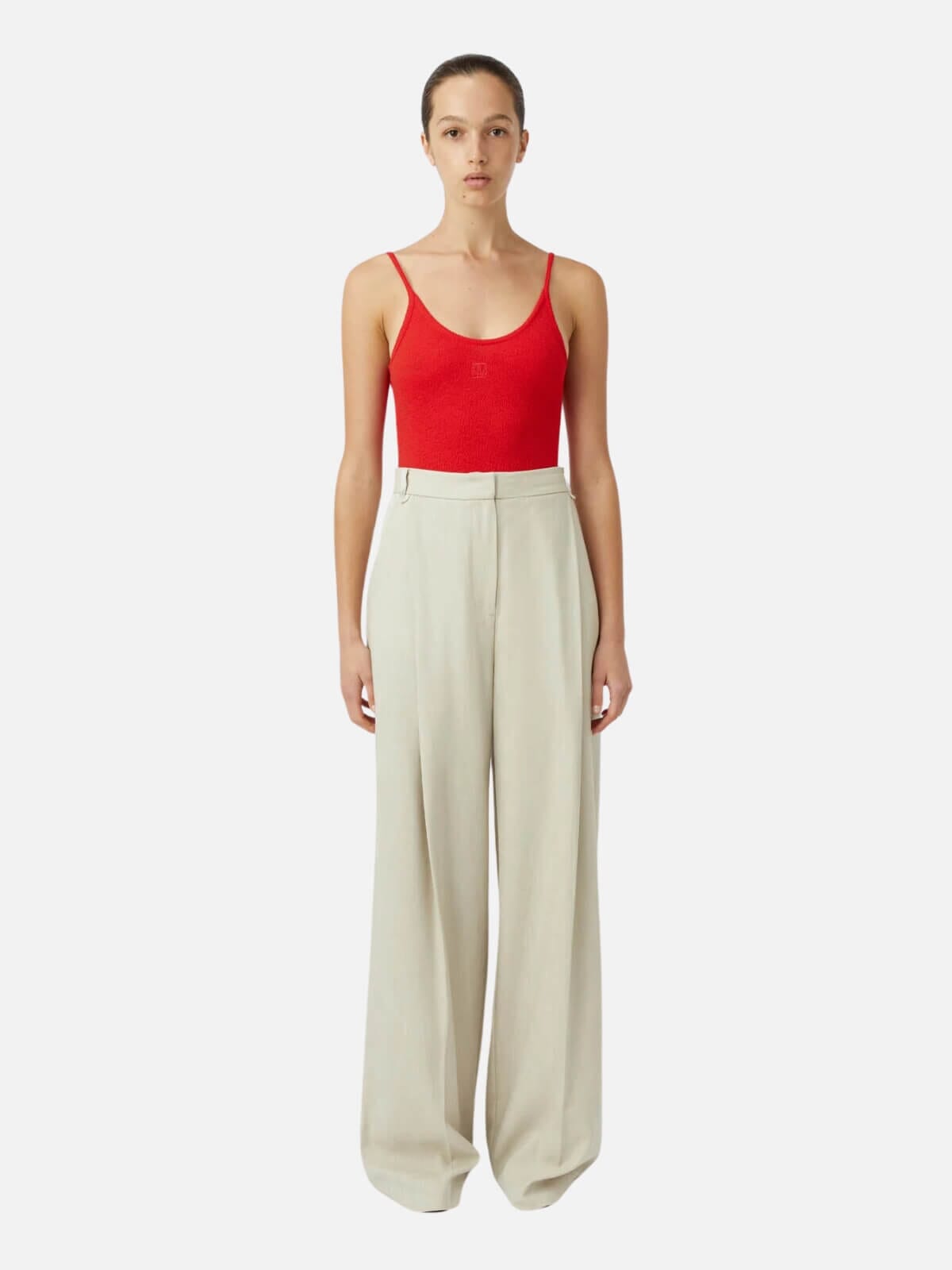 Camilla and Marc | Cali Bodysuit - Poppy Red | Perlu