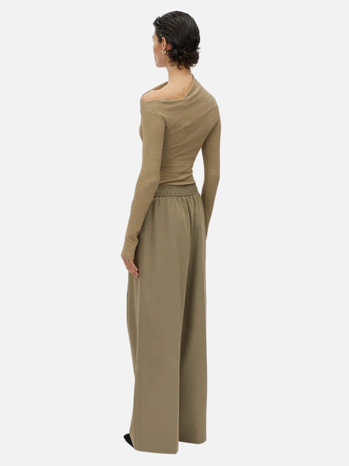 Camilla and Marc | Cali Textured Long Sleeve Top - Sage | Perlu