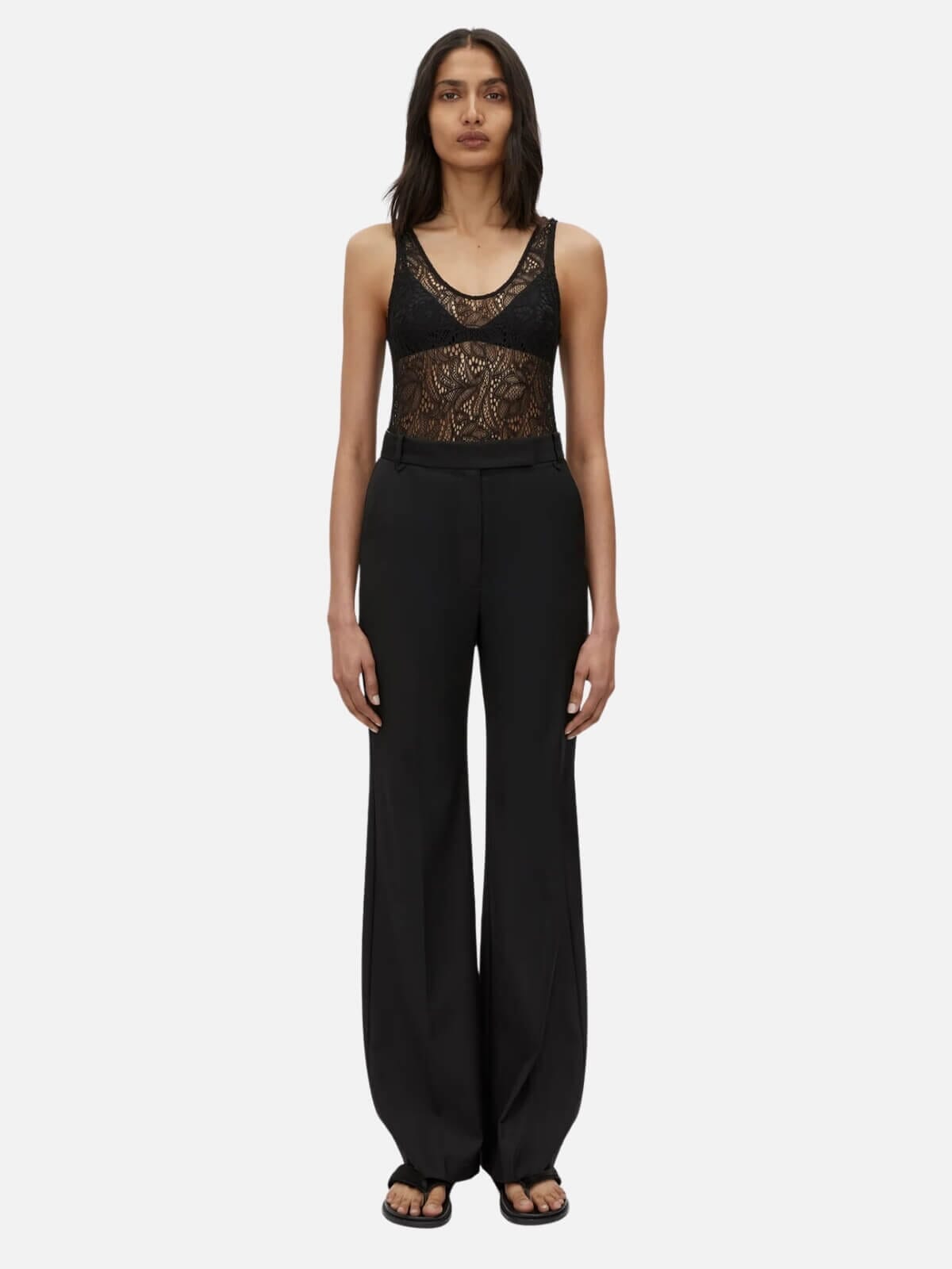 Camilla and Marc | Callisto Lace Bodysuit - Black | Perlu