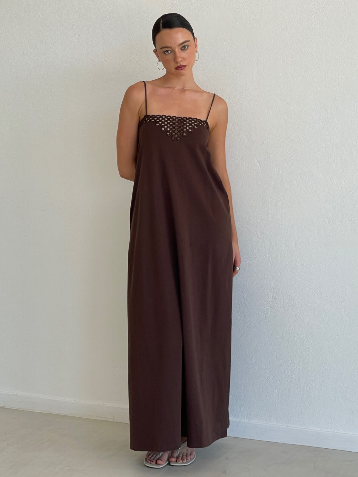 Lolani Maxi Dress - Chocolate