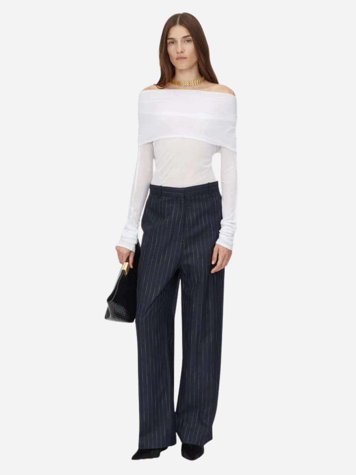 Camilla and Marc | Marjorie Long Sleeve Top - Soft White | Perlu