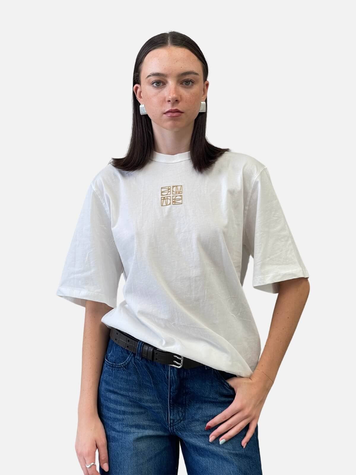 Monica Tee - Soft White Tops Camilla and Marc 