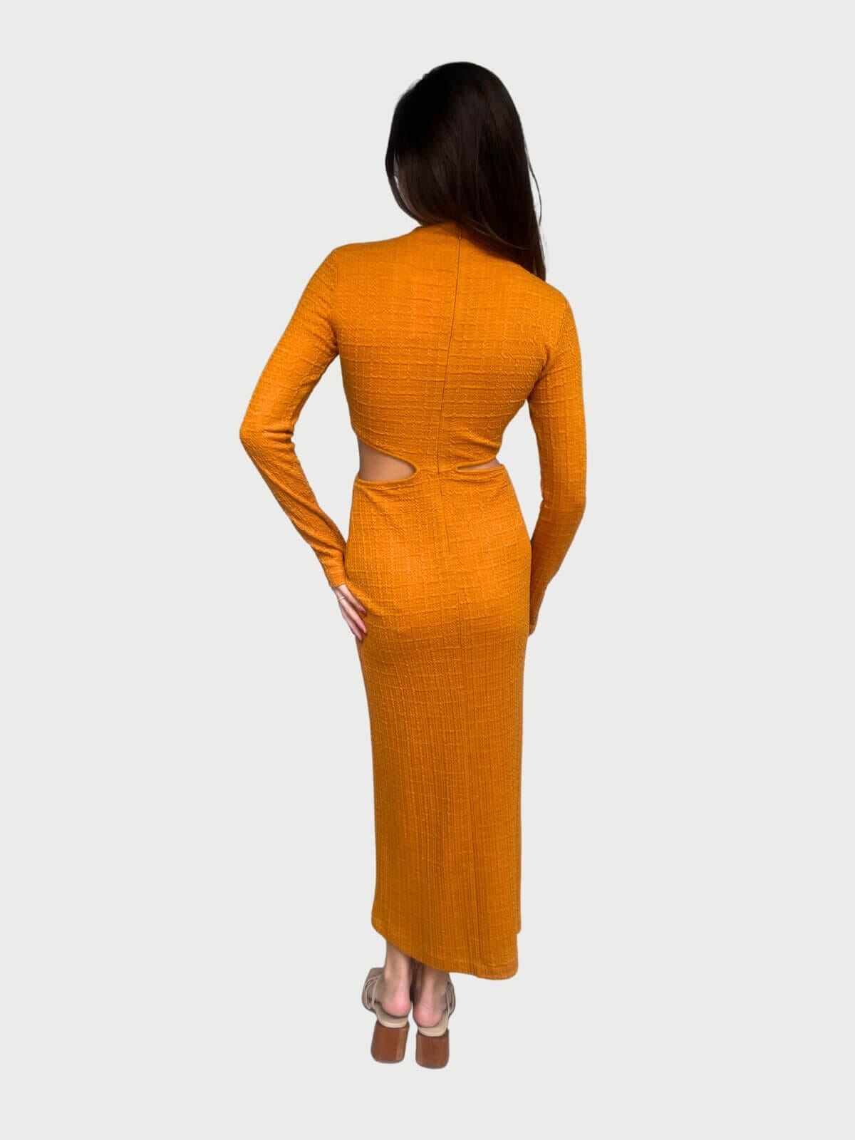 Nemesia Long Sleeve Dress - Burnt Orange Dresses & Jumpsuits Camilla and Marc 
