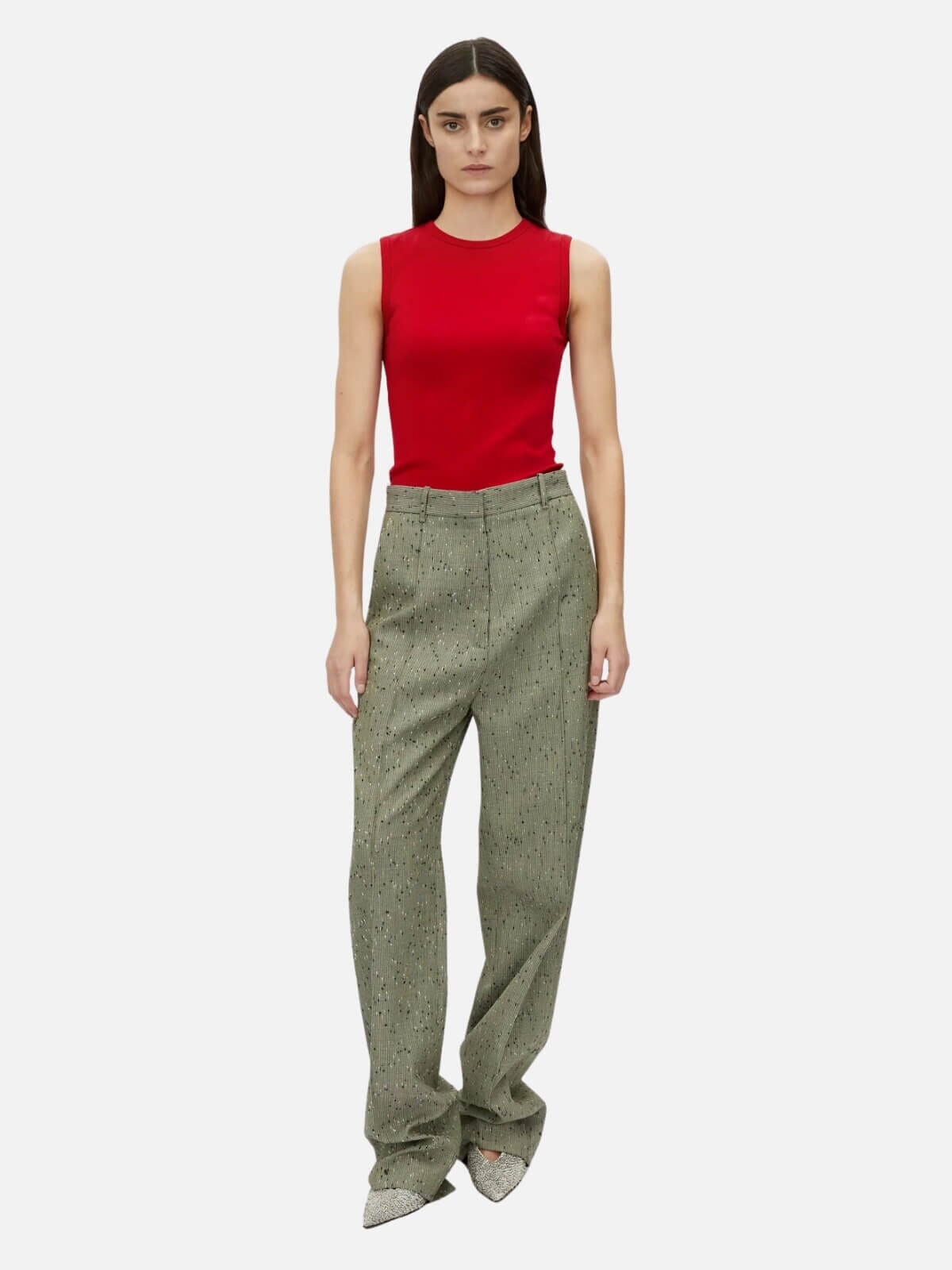 Camilla and Marc | Nora Crew Tank - Ruby Red | Perlu
