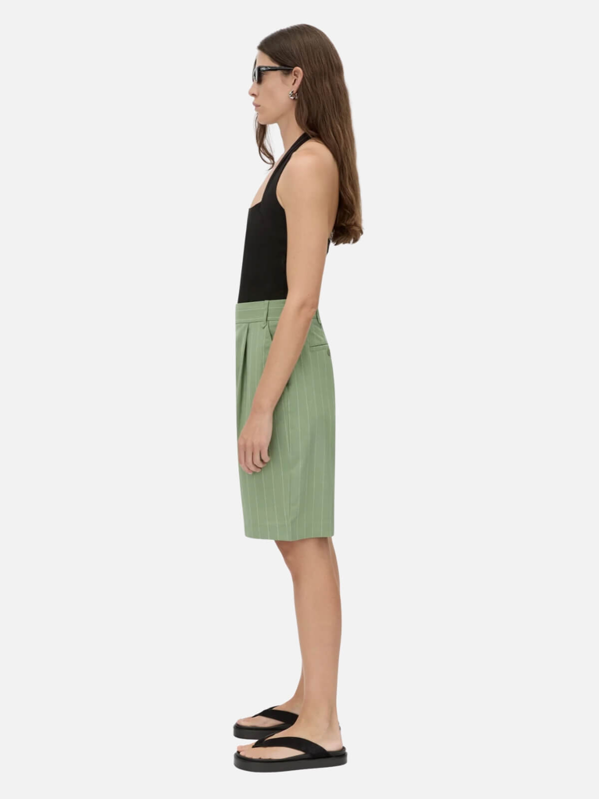 Phoebe Halter Bodysuit - Black