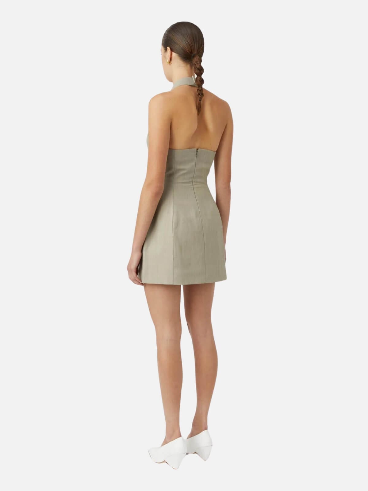 Camilla and Marc | Pompidou Dress - Olive Marle | Perlu