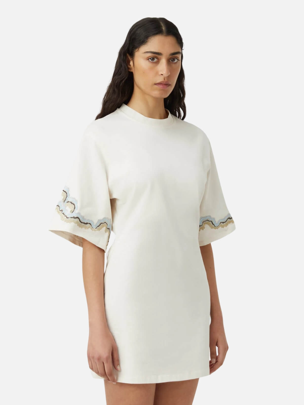 Serene Tee Dress - Ivory