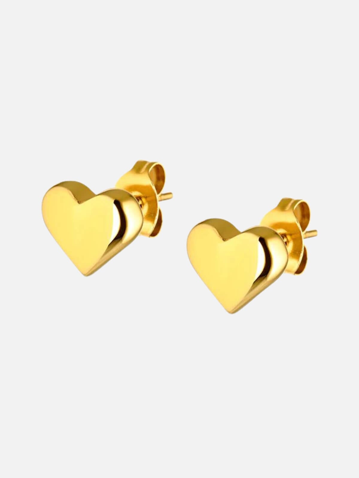 Cendre | Olivia Heart Earrings - Gold | Perlu