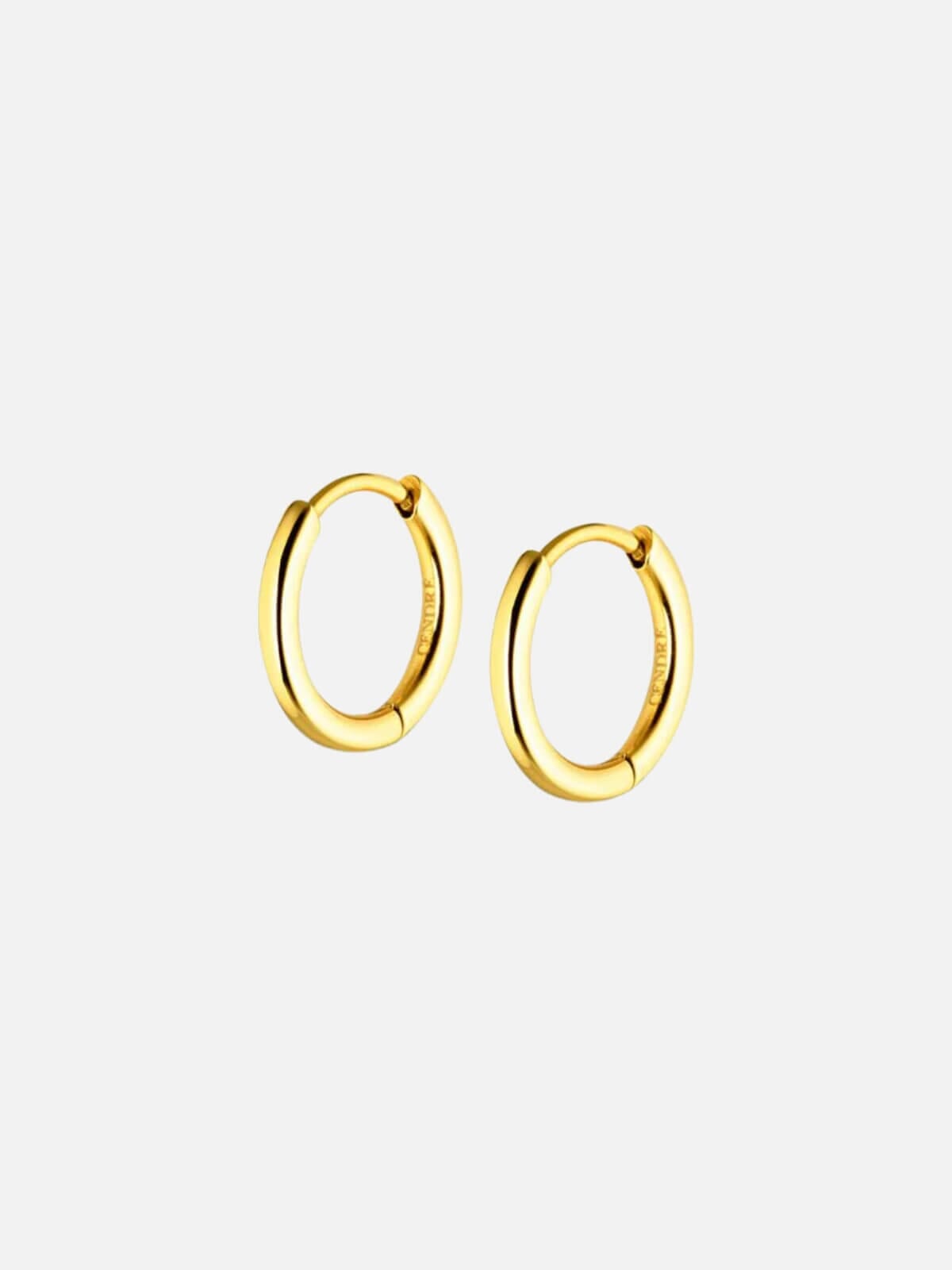 Cendre | Rhi Huggie Sleeper Earrings - Gold | Perlu