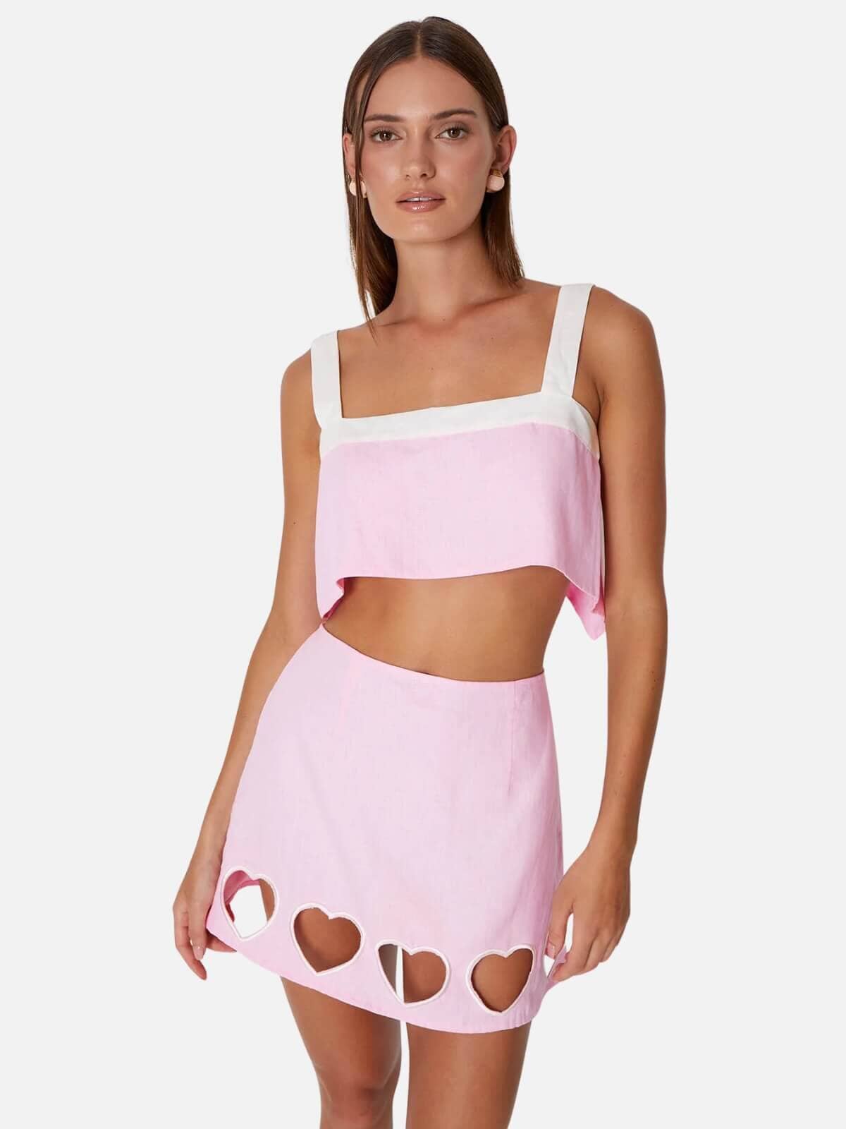 Twiggy Top - Ballet Pink Tops Cin Cin 