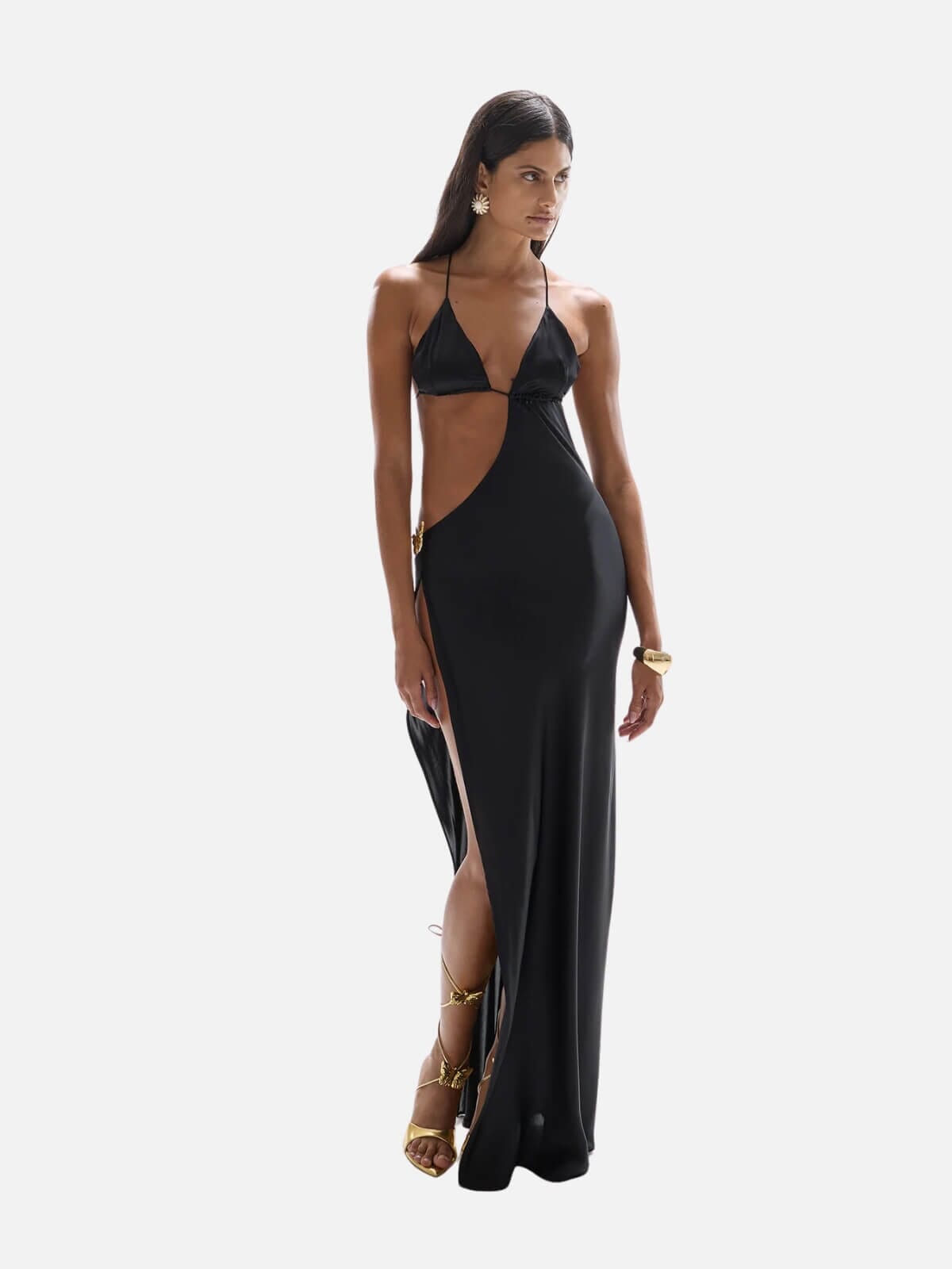 Villa Heart Maxi Dress - Black Dresses & Jumpsuits Cin Cin 