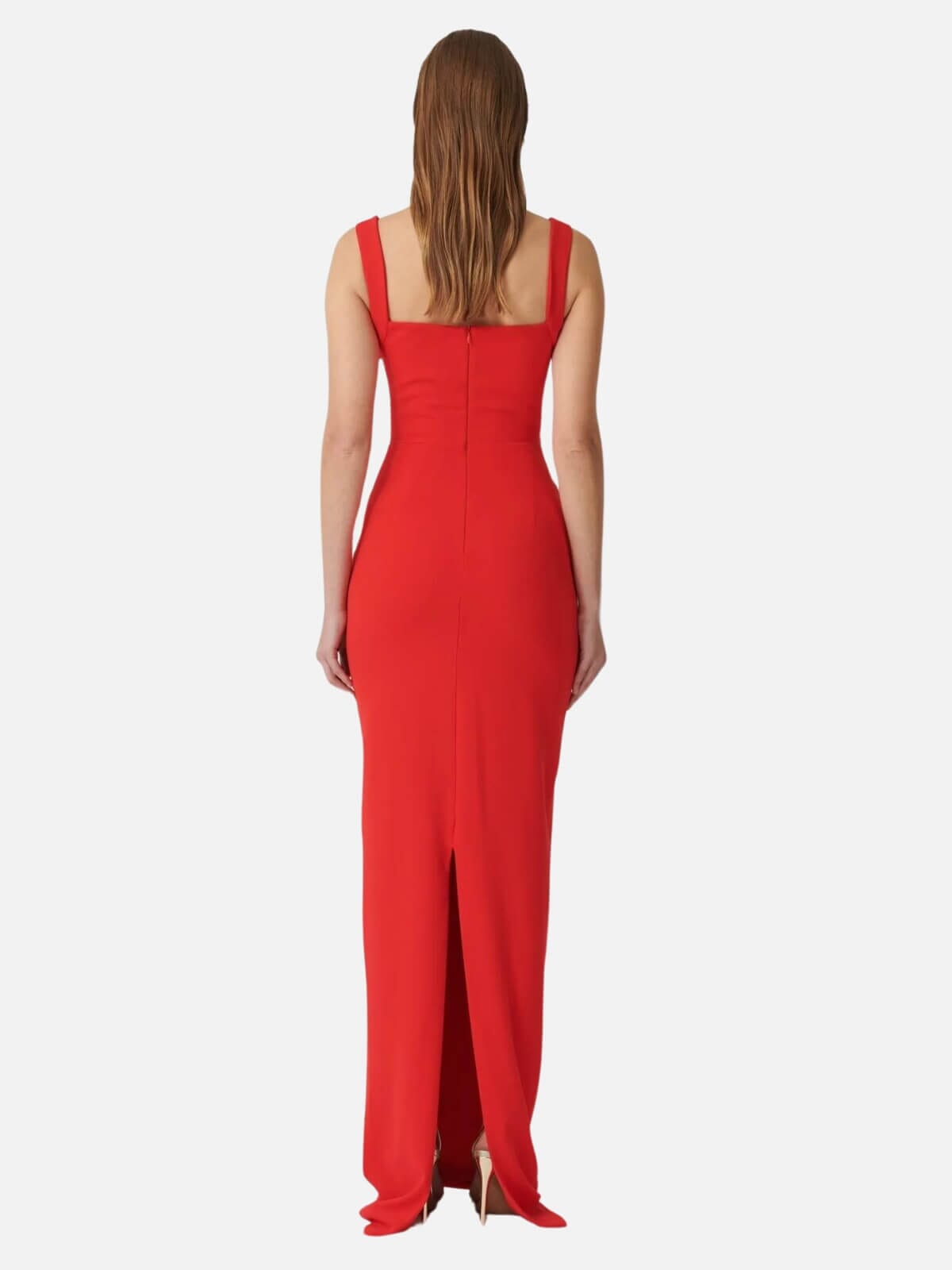 Effie Kats | Marbella Gown - Cherry Red | Perlu