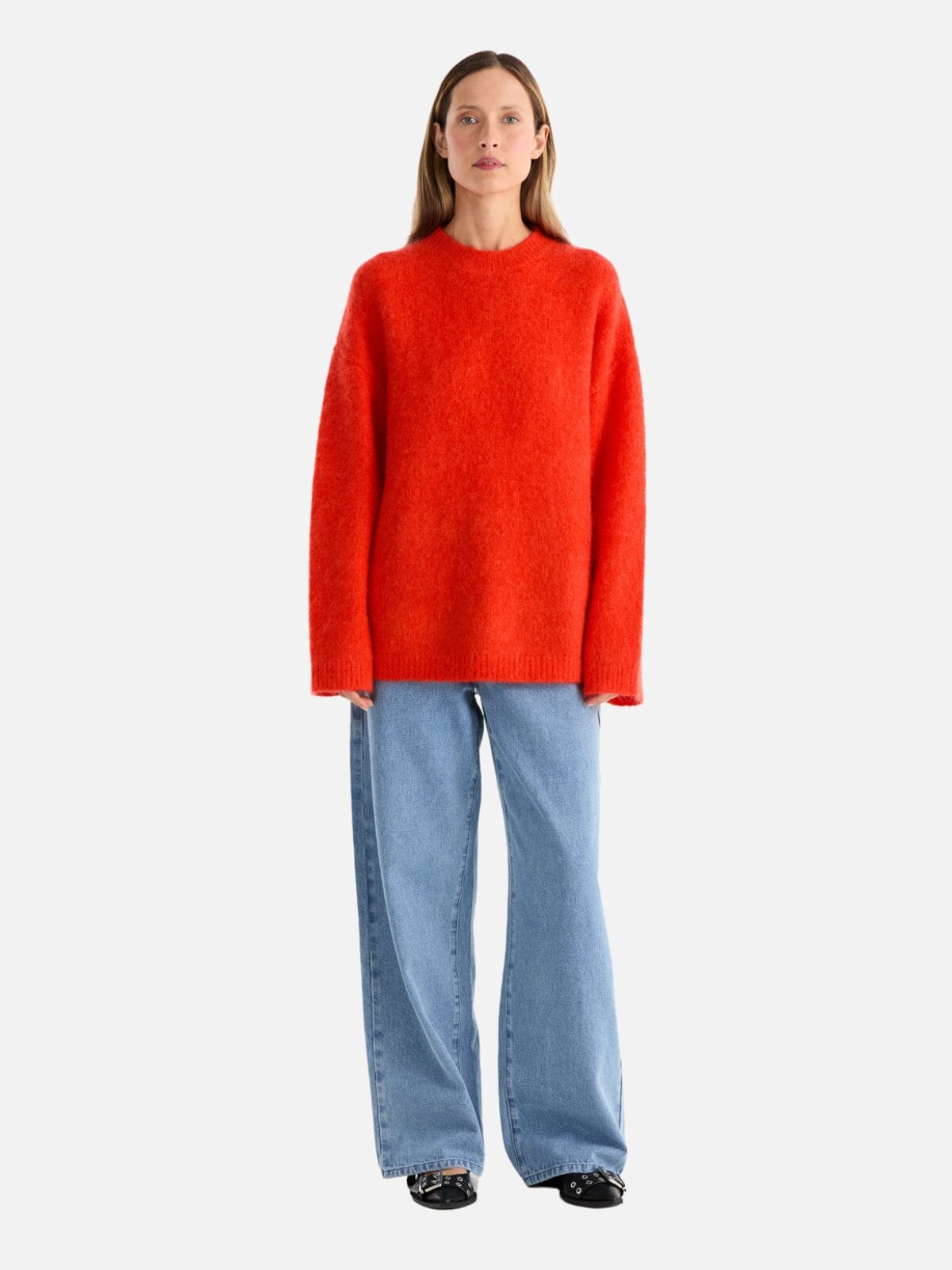 Elle Mohair Blend Knit - Poppy Jumpers & Knitwear Ena Pelly 