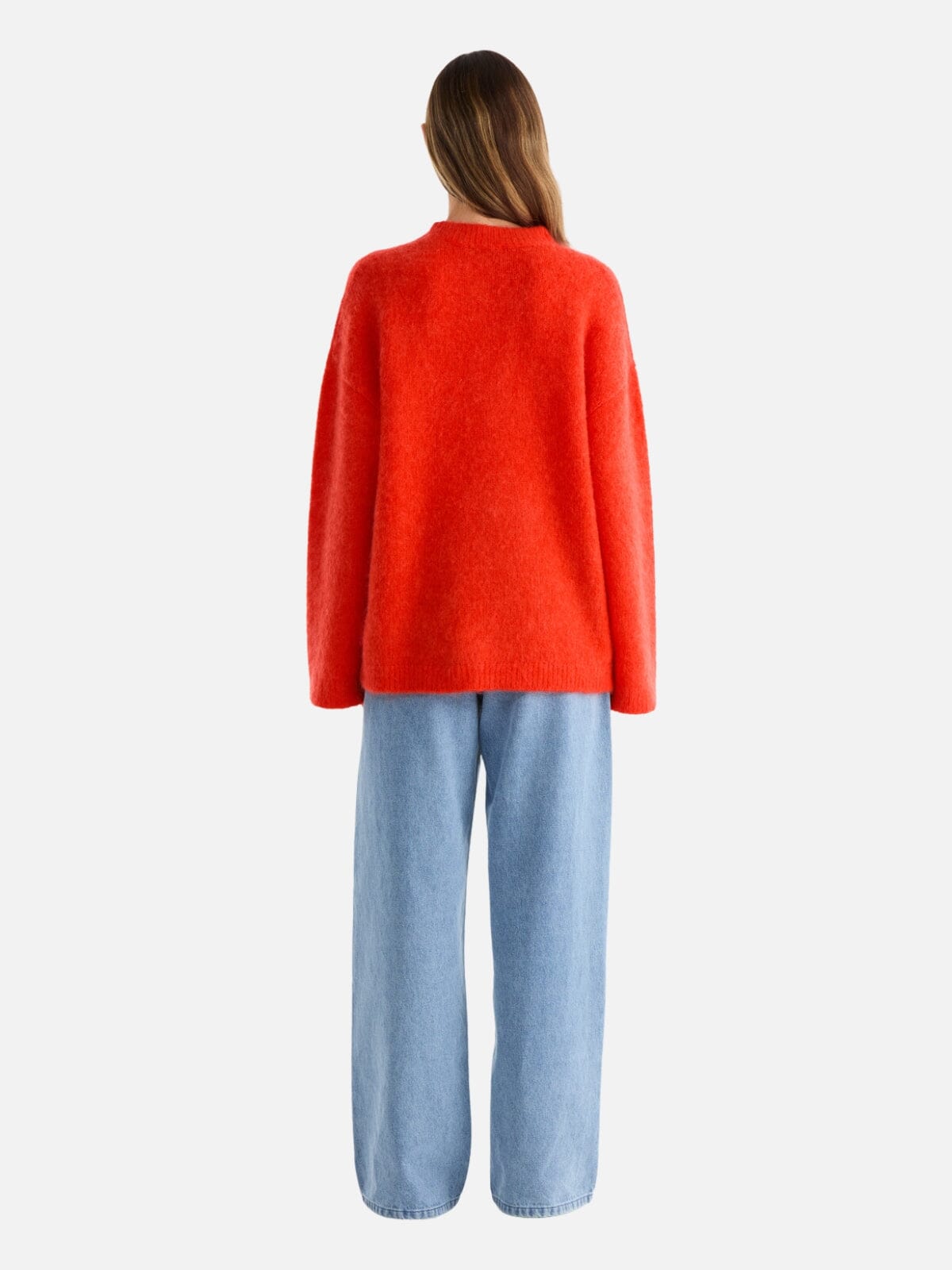 Elle Mohair Blend Knit - Poppy Jumpers & Knitwear Ena Pelly 