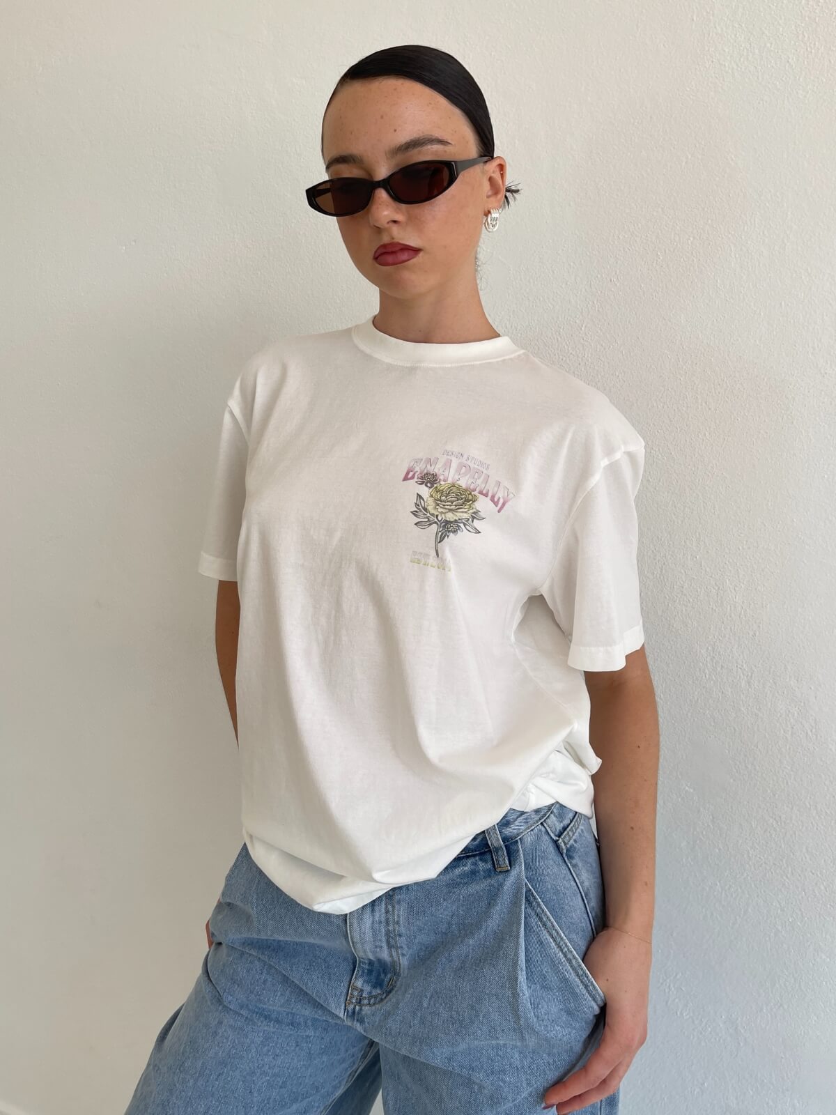 EP Rose Tee - Vintage White