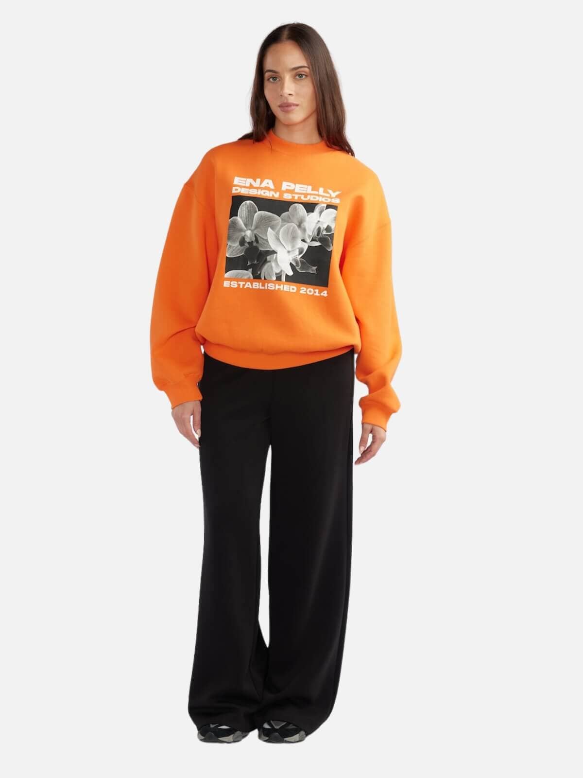 Ena Pelly | Orchid Studios Sweatshirt - Mandarin | Perlu
