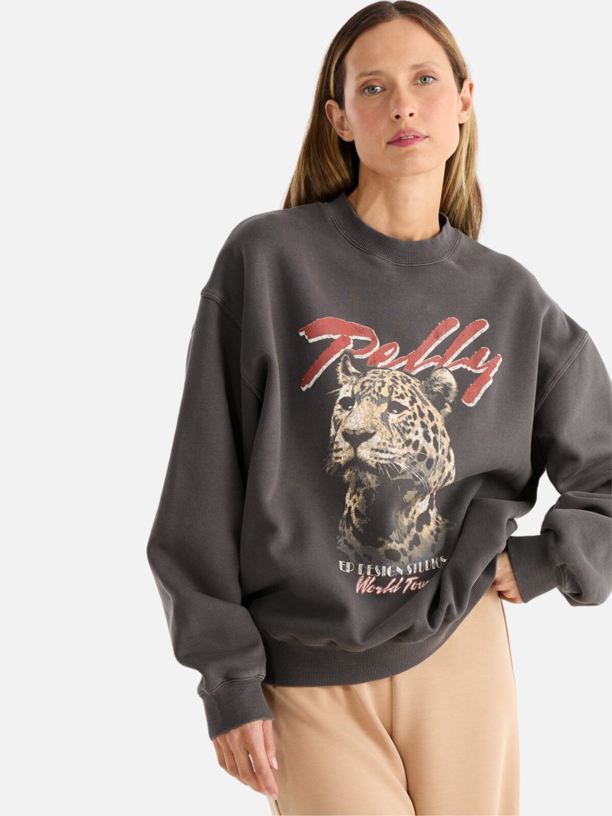 Pelly Tour Sweatshirt - Smoke Jumpers & Knitwear Ena Pelly 